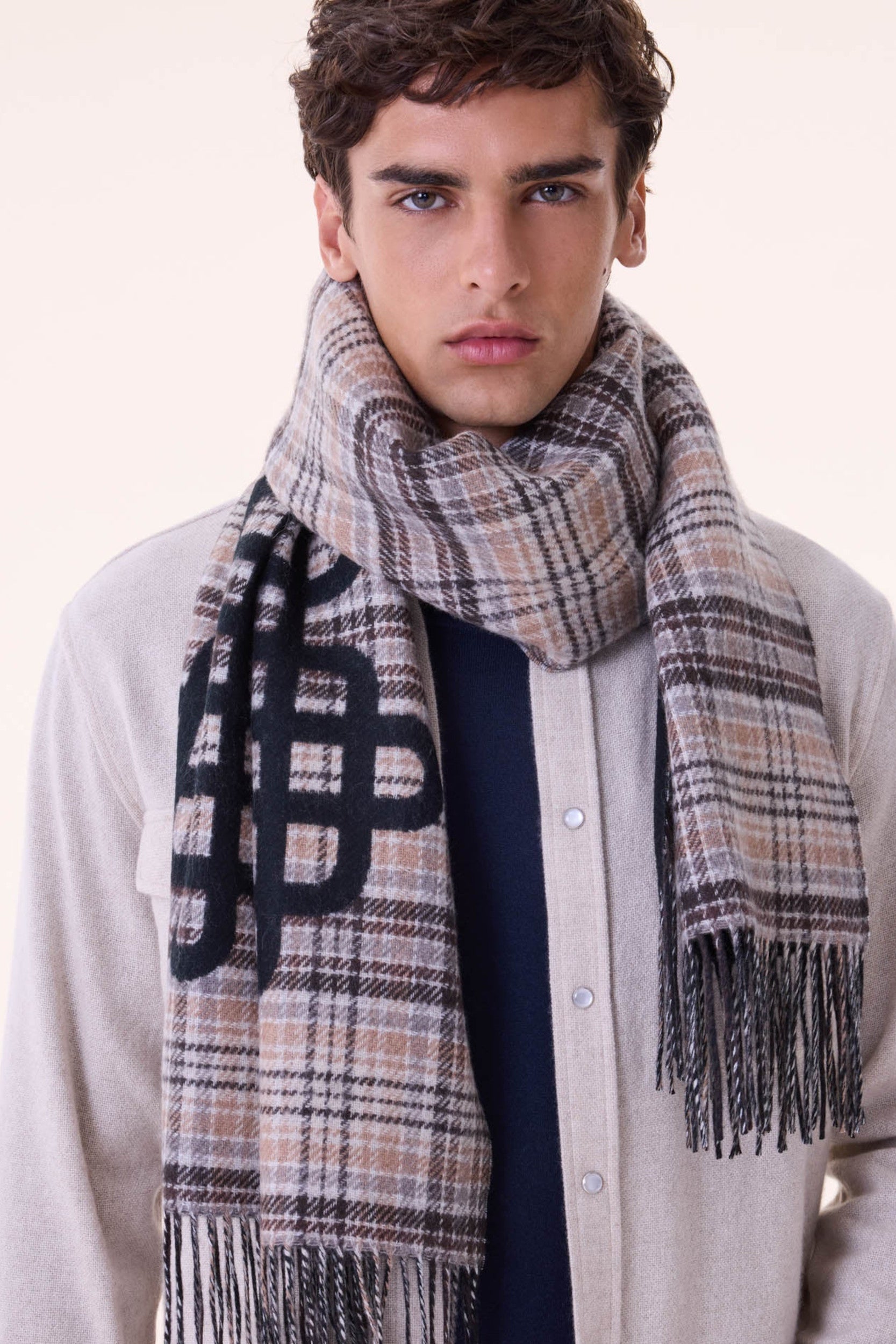 Tartan Scarf Brown