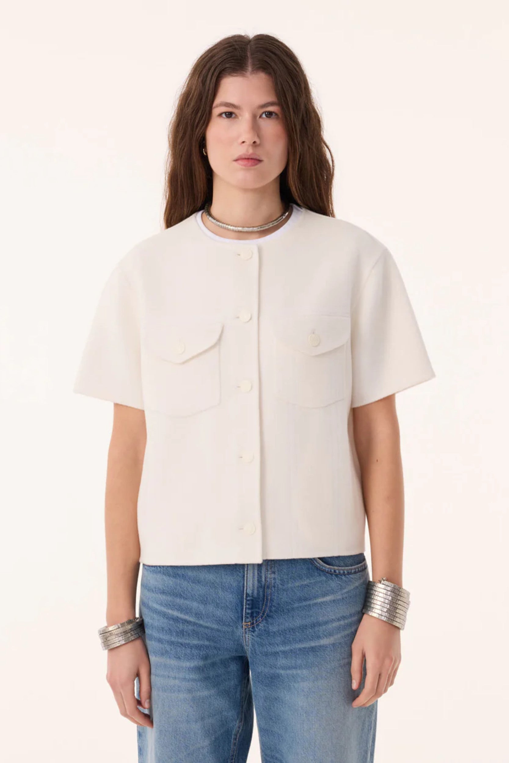 Zafira Jacket White