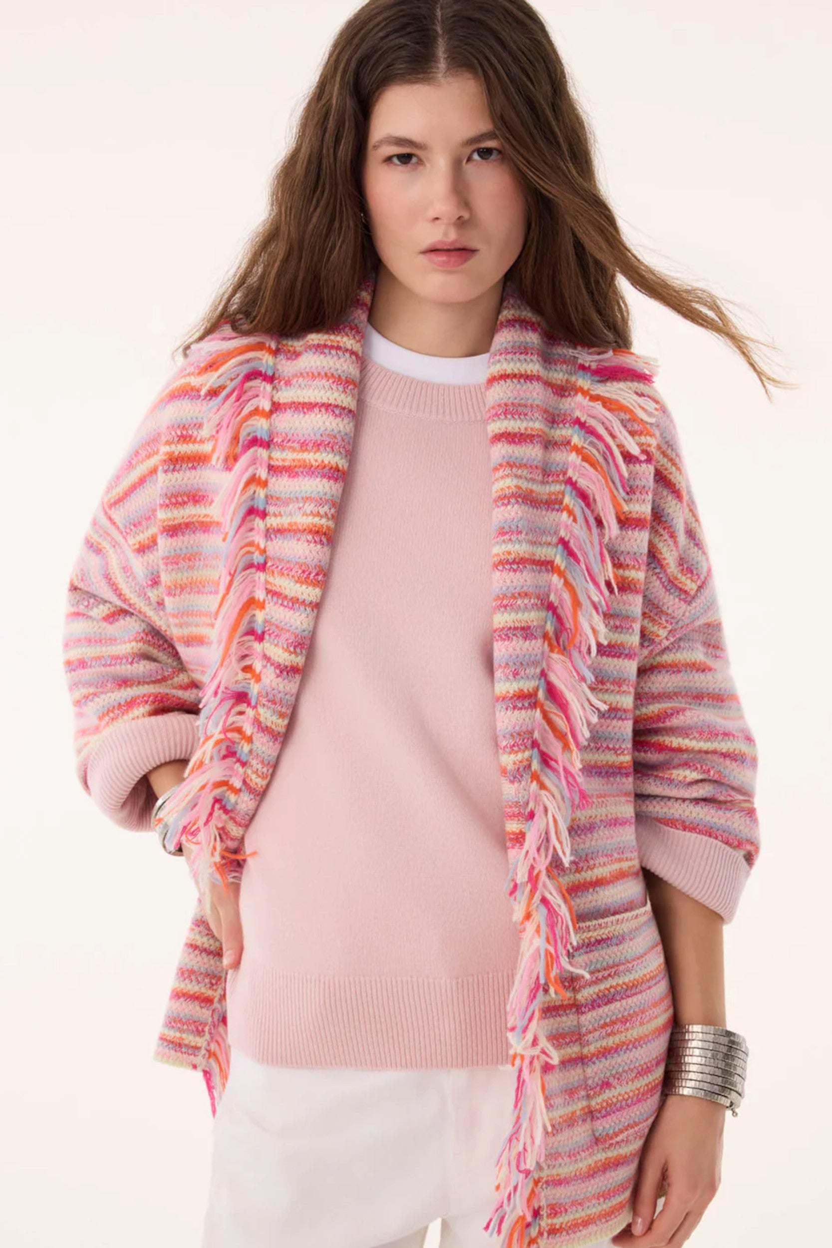 Zaina Mix Jacket Sunset