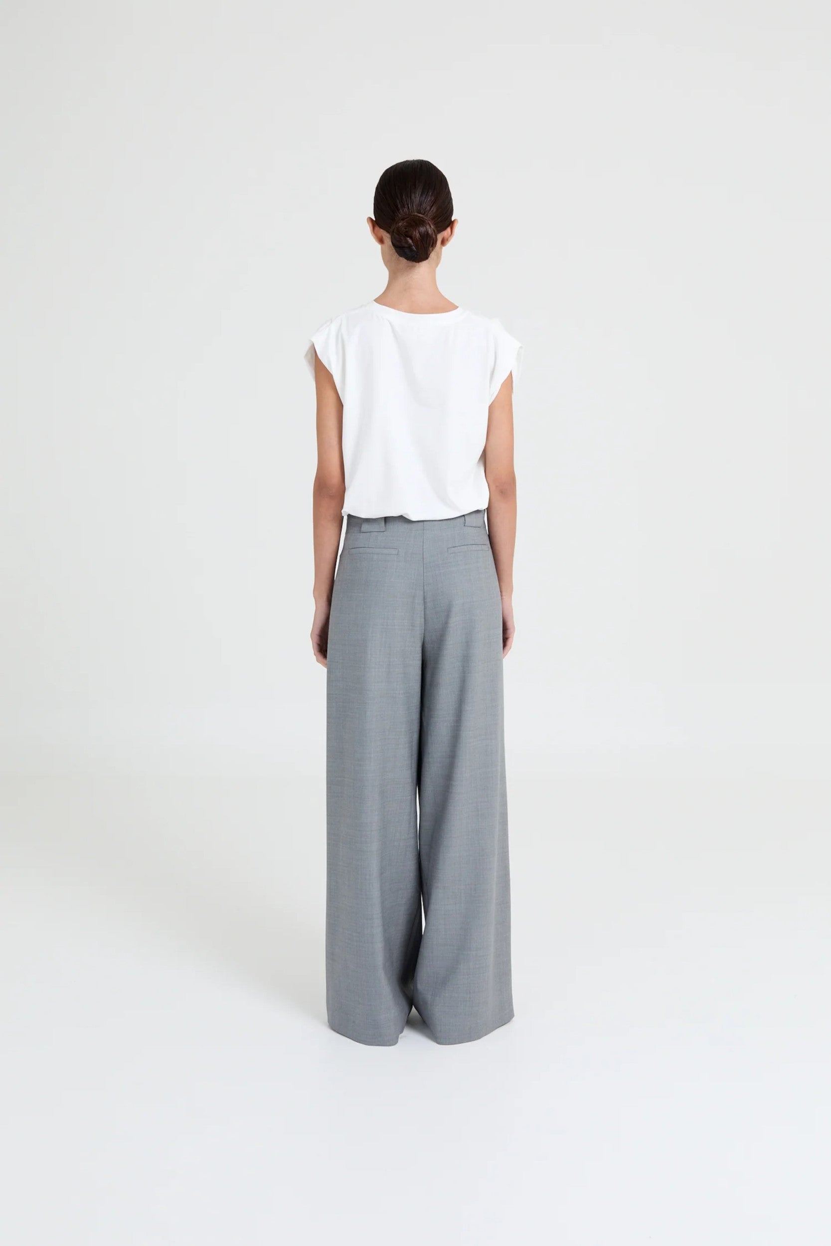India T-shirt Blanc cassé — Liv The Label, vue 3
