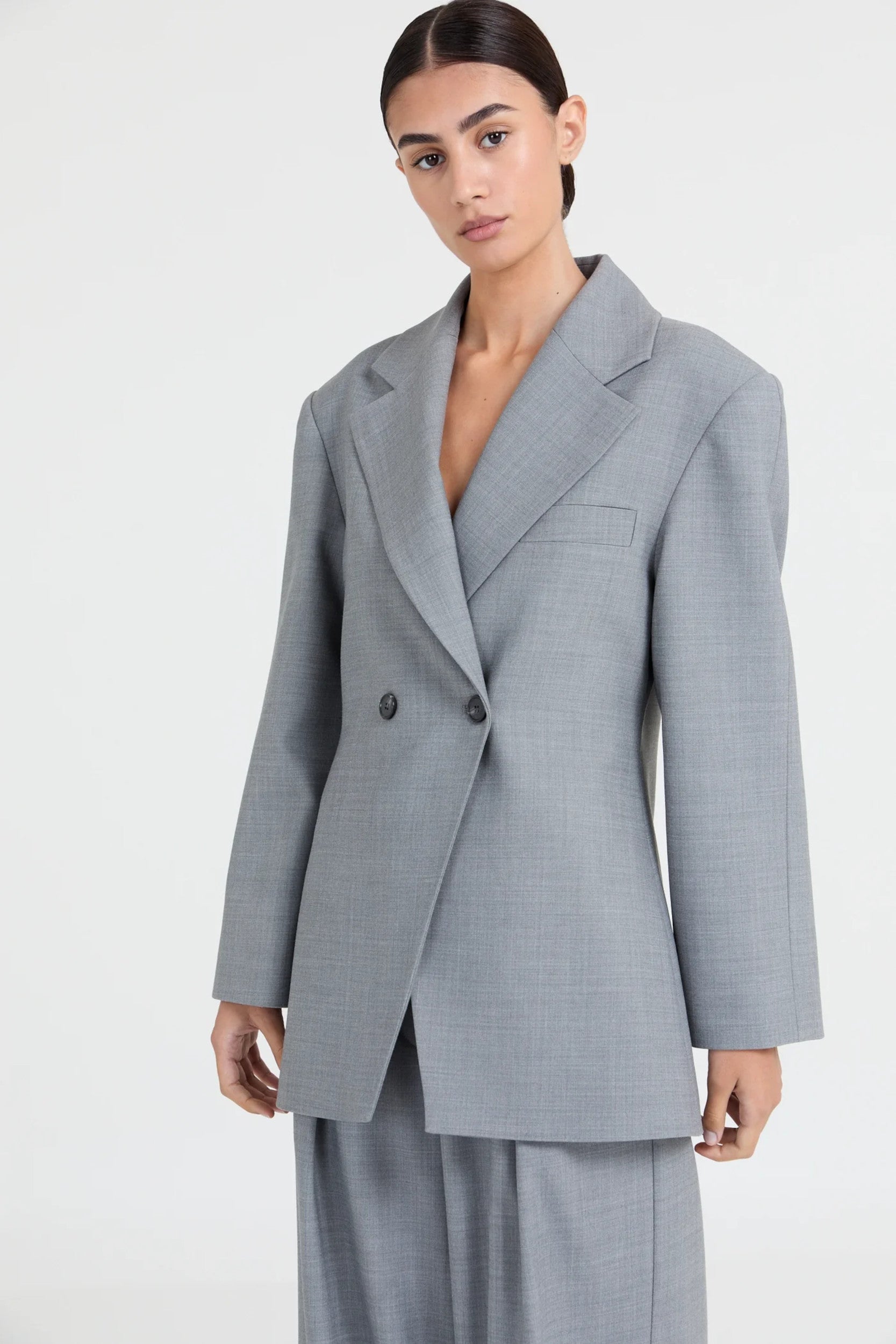 Jools Blazer Grey Melange
