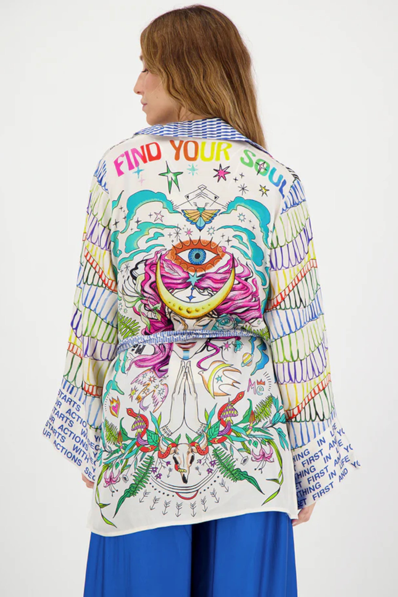 Lucia Kimono Belted Jacket Enlightment