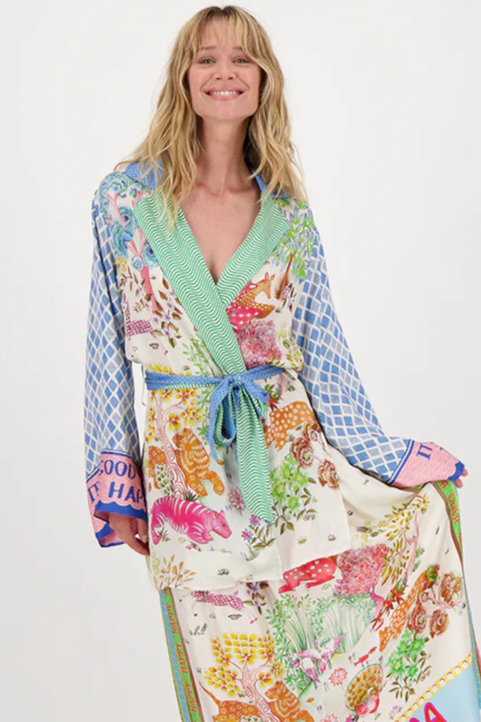 Lucia Kimono Belted Jacket Pura Vida