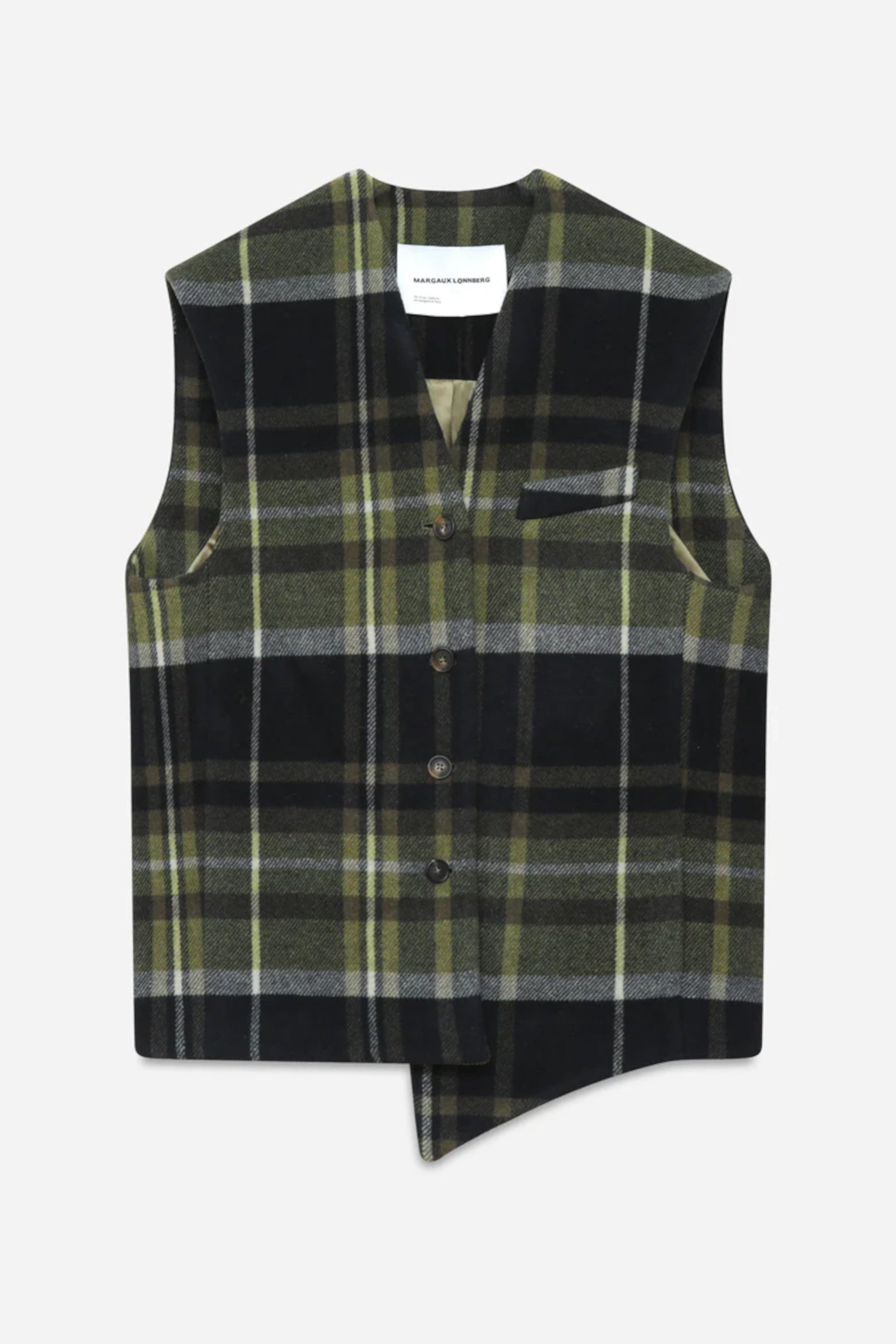 Wallis Coat Green Check