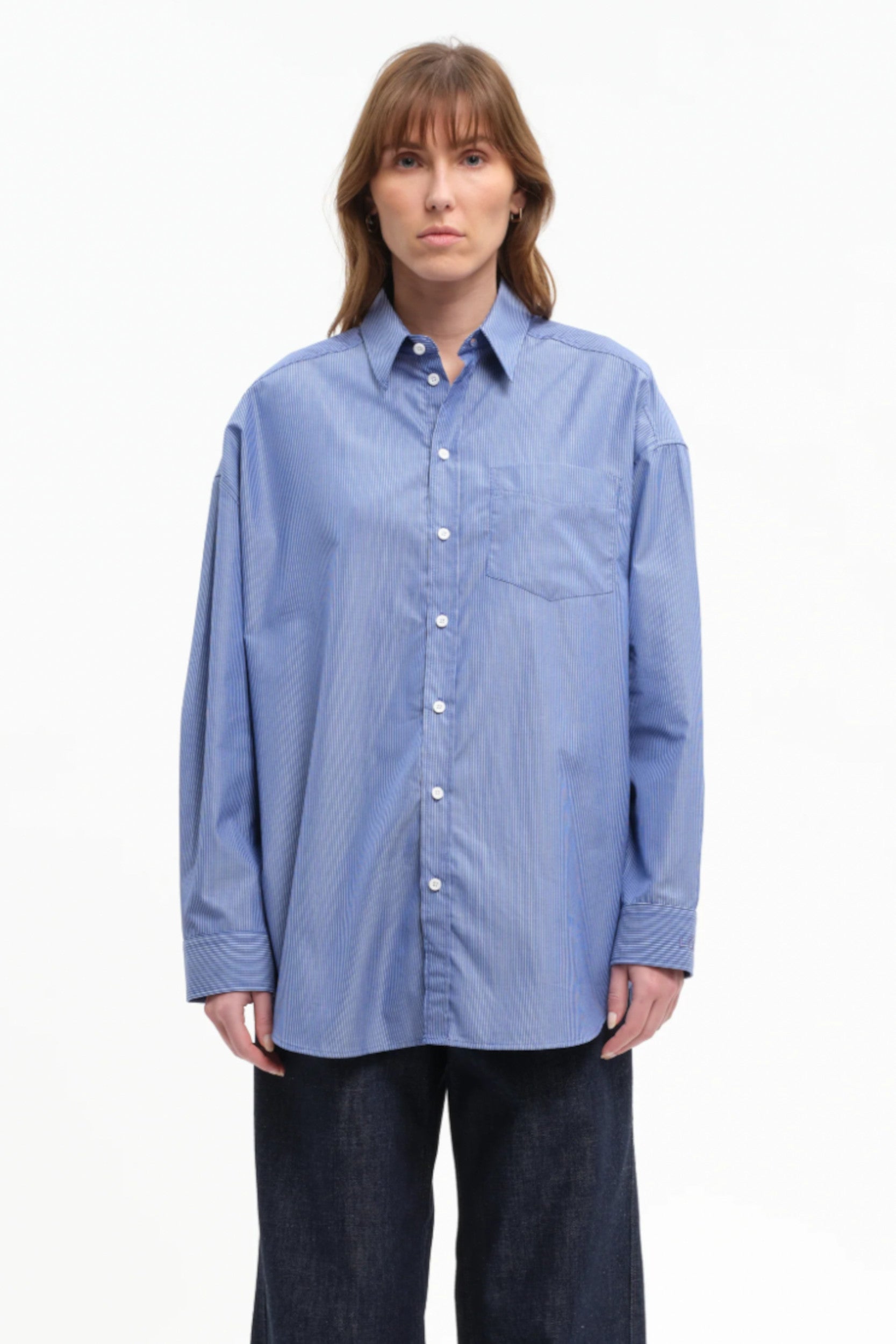 Wenders Shirt Navy Stripes