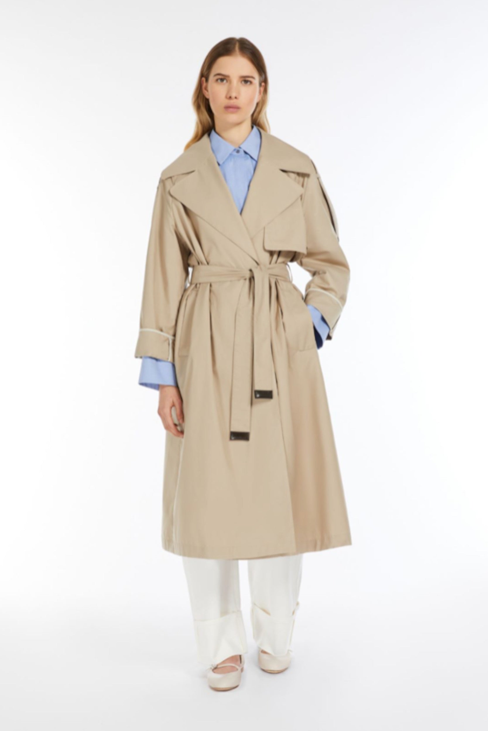 MaxMara U Trench Coat Sand 100% Sisters Concept Store