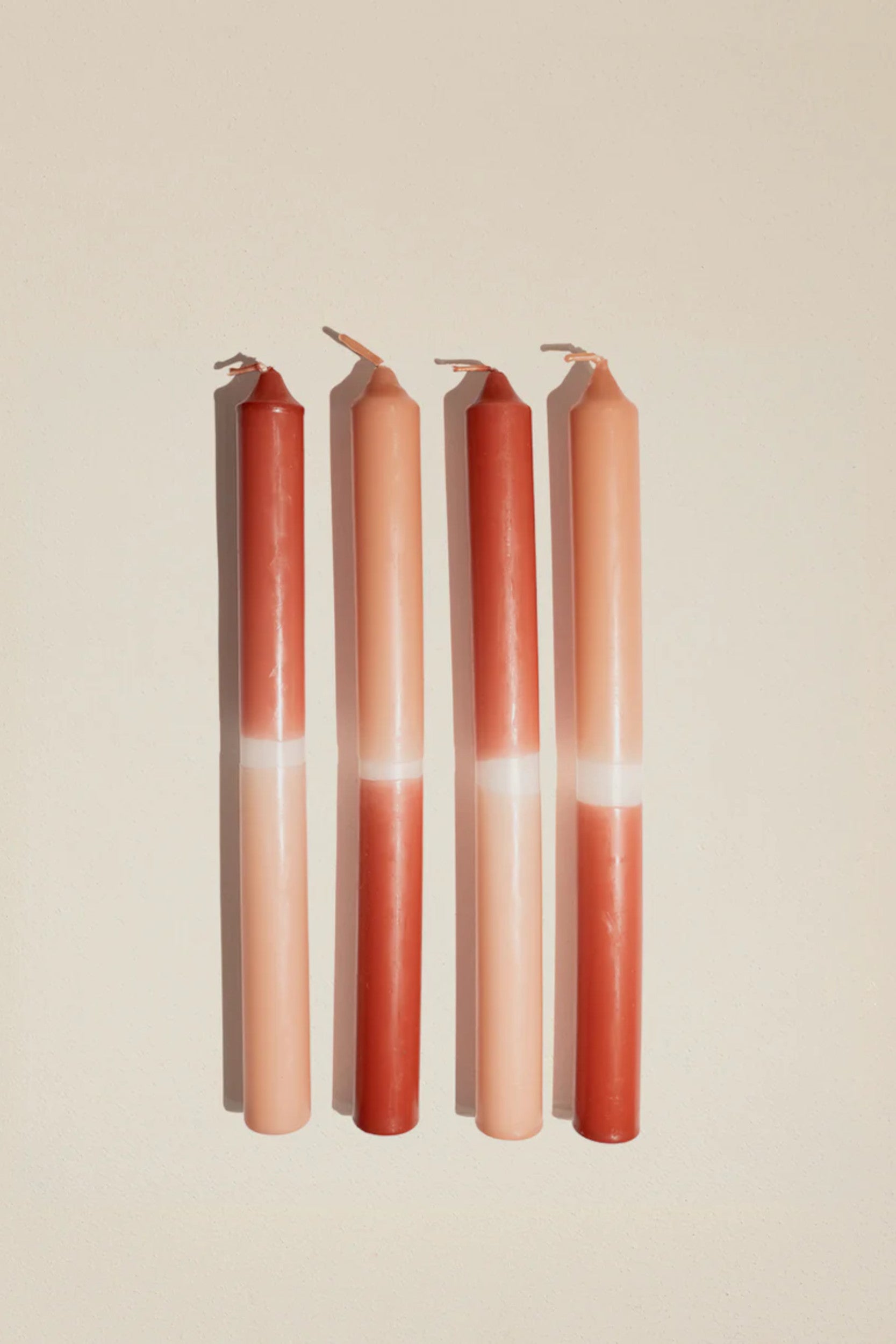 Dip Dye Candles x4 Babypink Medina