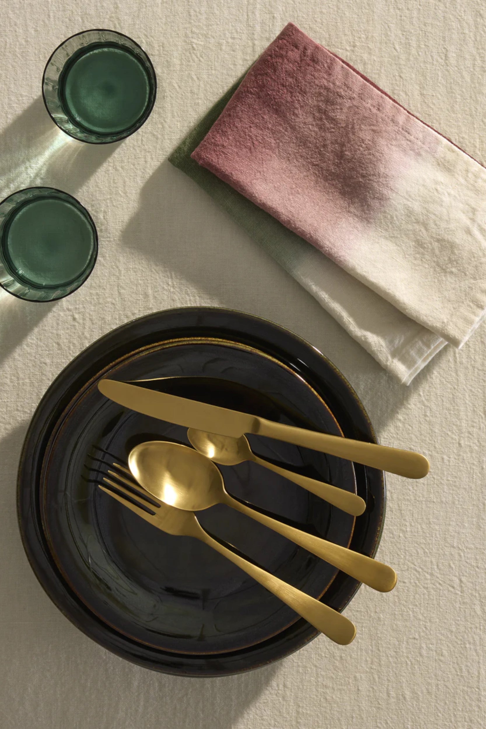 Napkin Dip Dye Aubepine