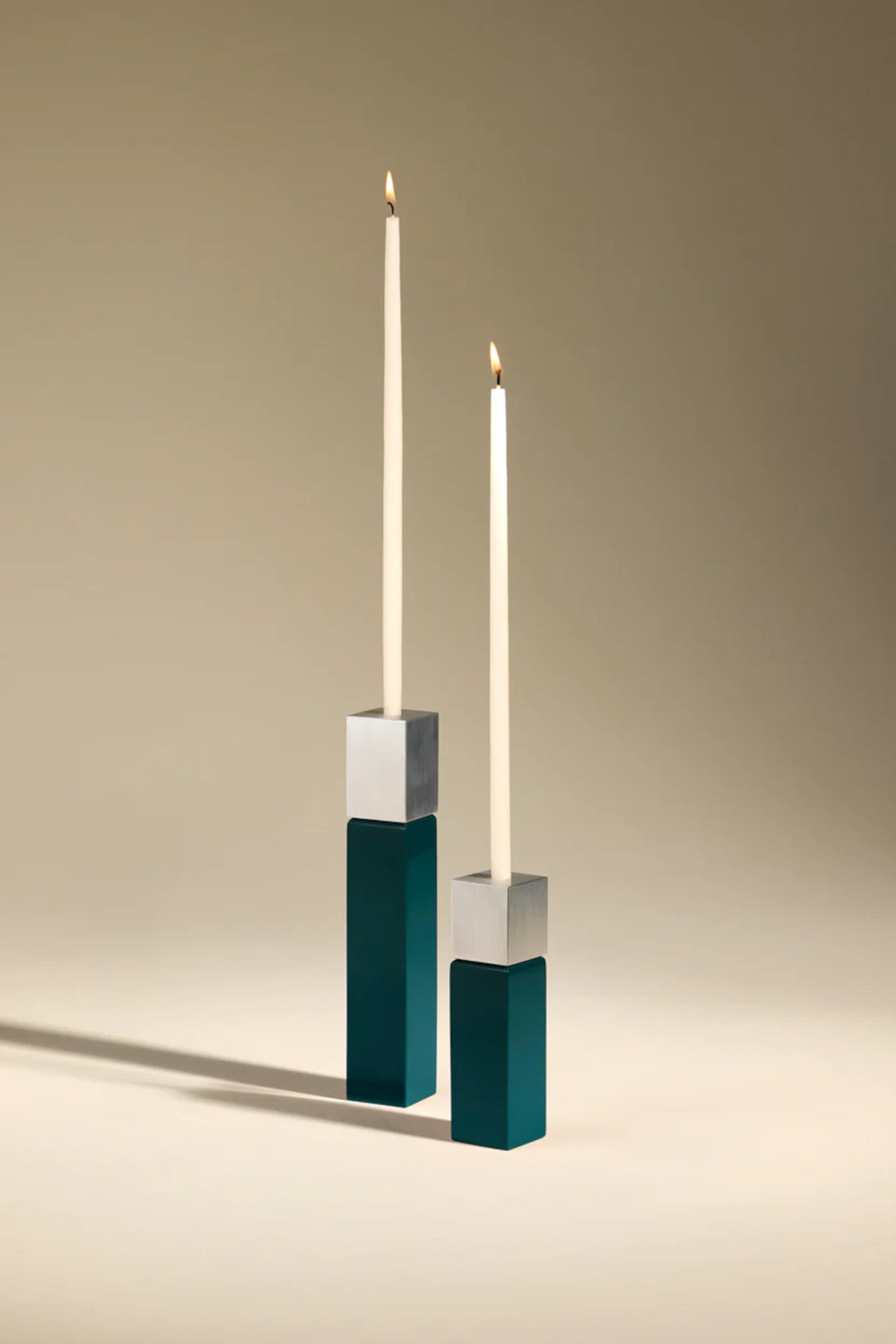 Oscar Candlestick H23 Bleu Sarah