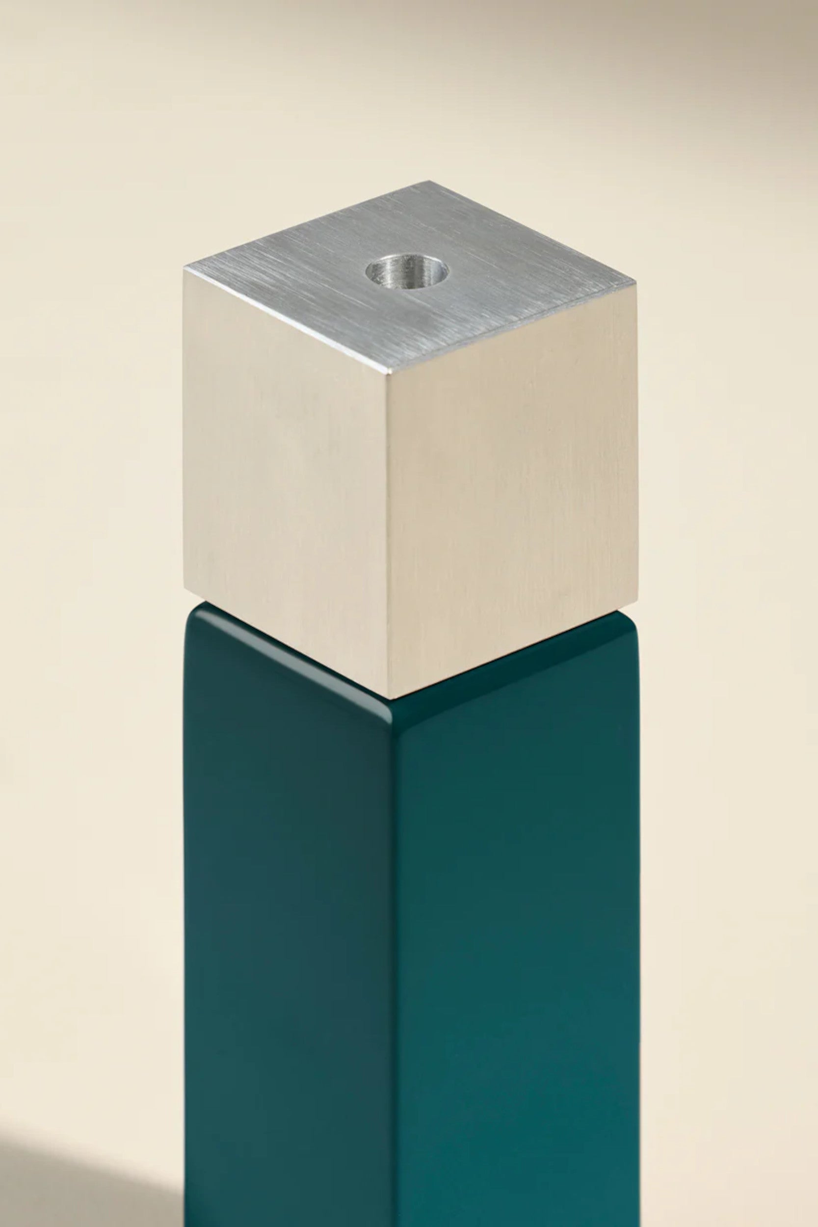 Oscar Candlestick H15 Bleu Sarah