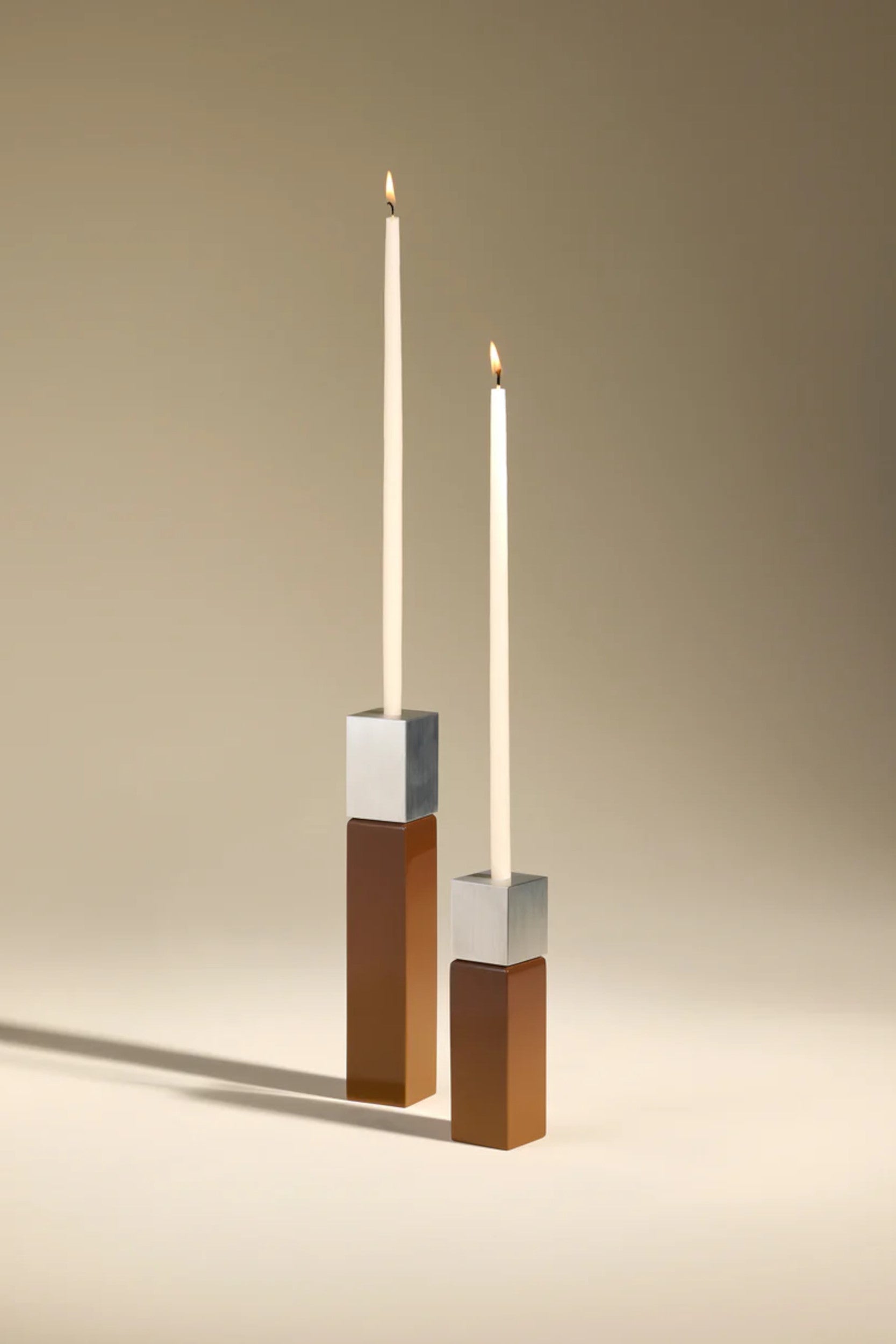 Oscar Candlestick H23 Havane