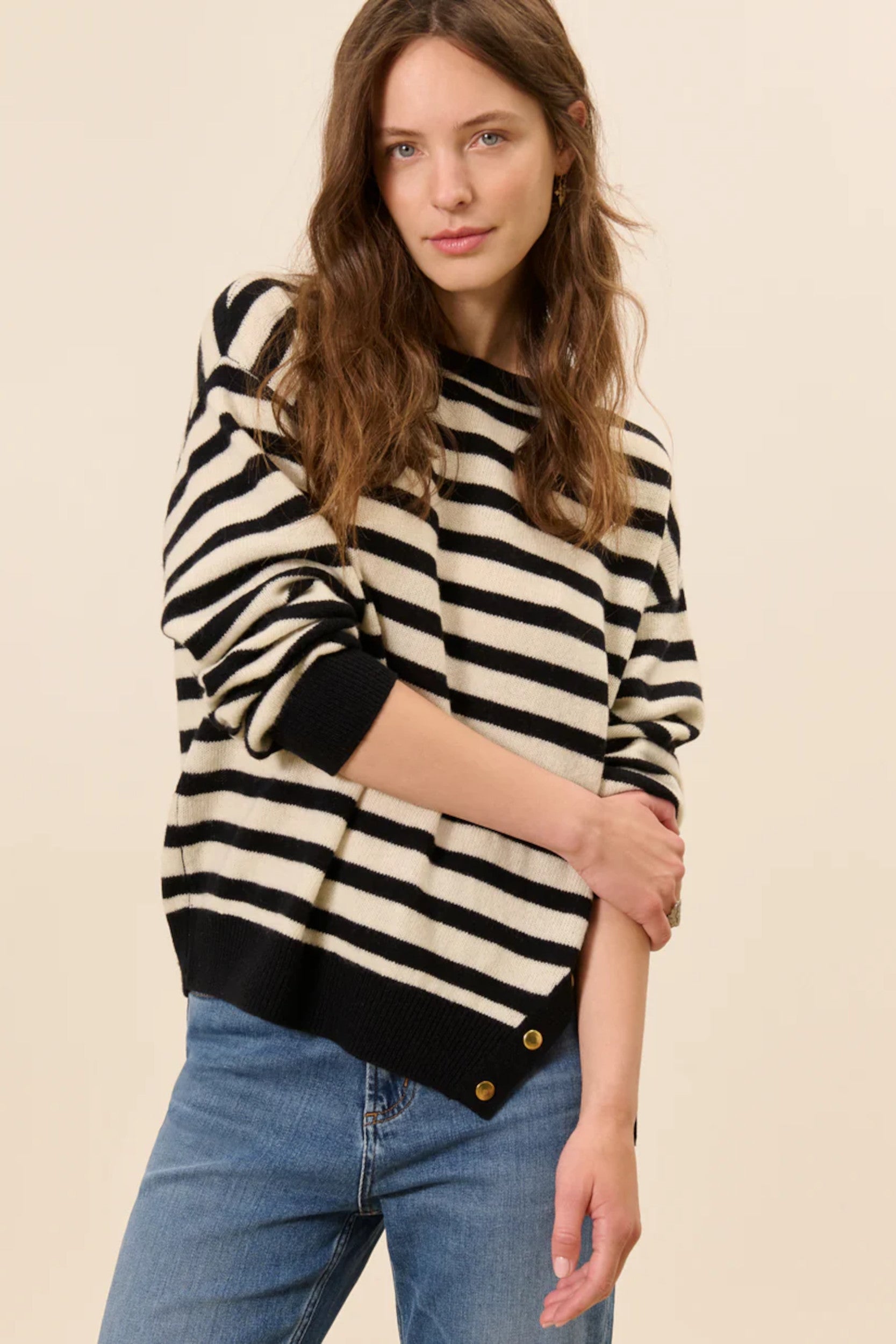 Ranelagh Sweater Black Ecru