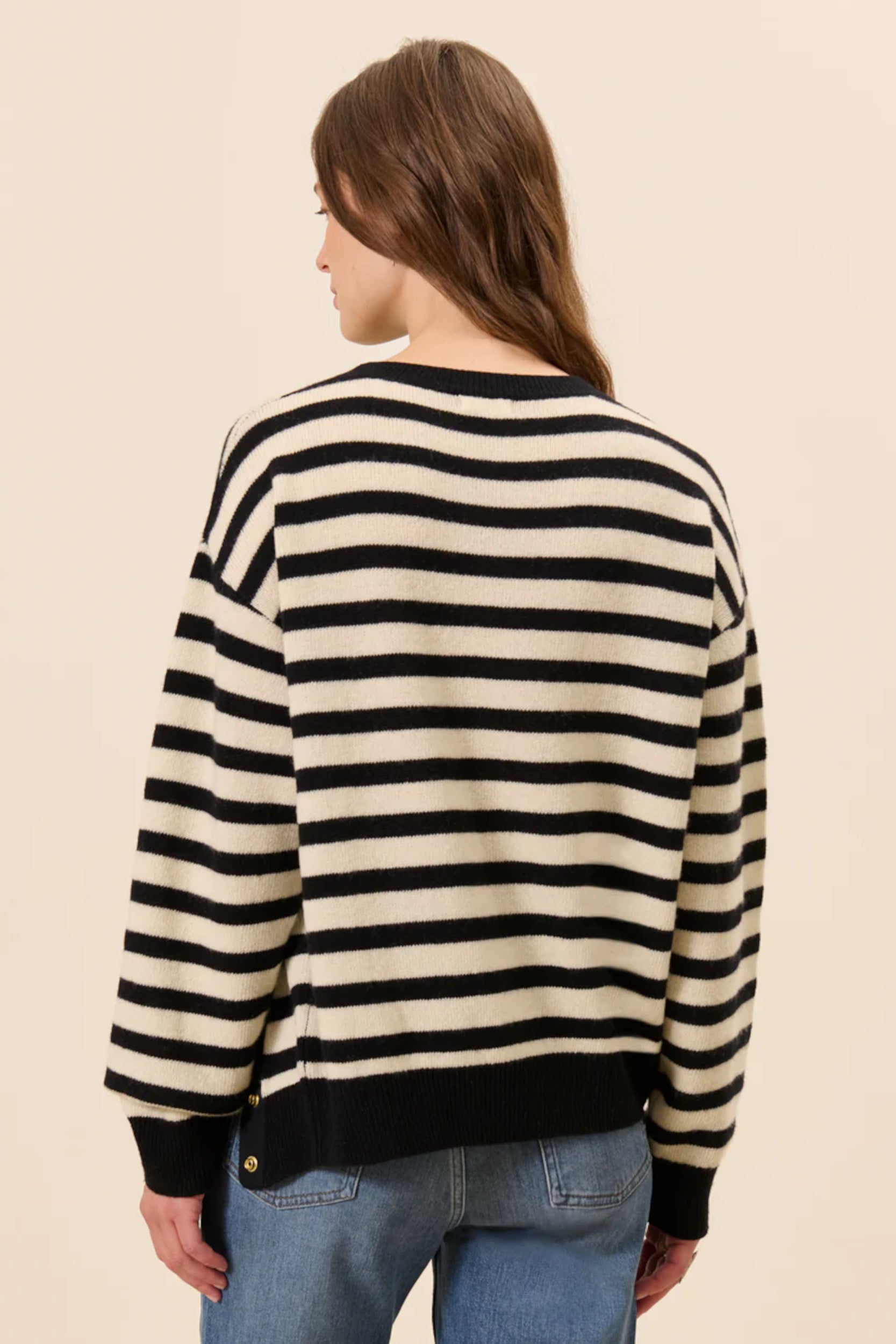 Ranelagh Sweater Black Ecru