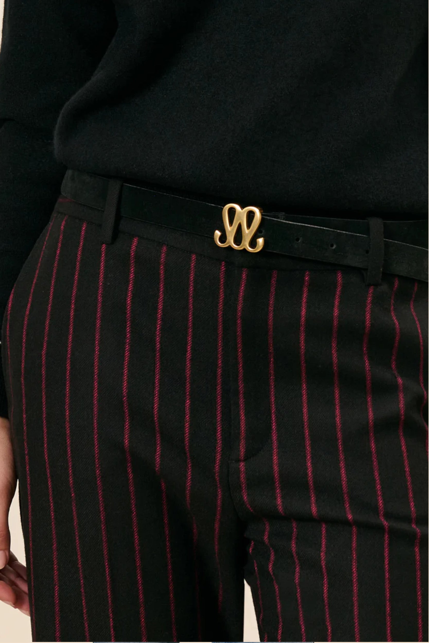 Reversible Belt Black Gold