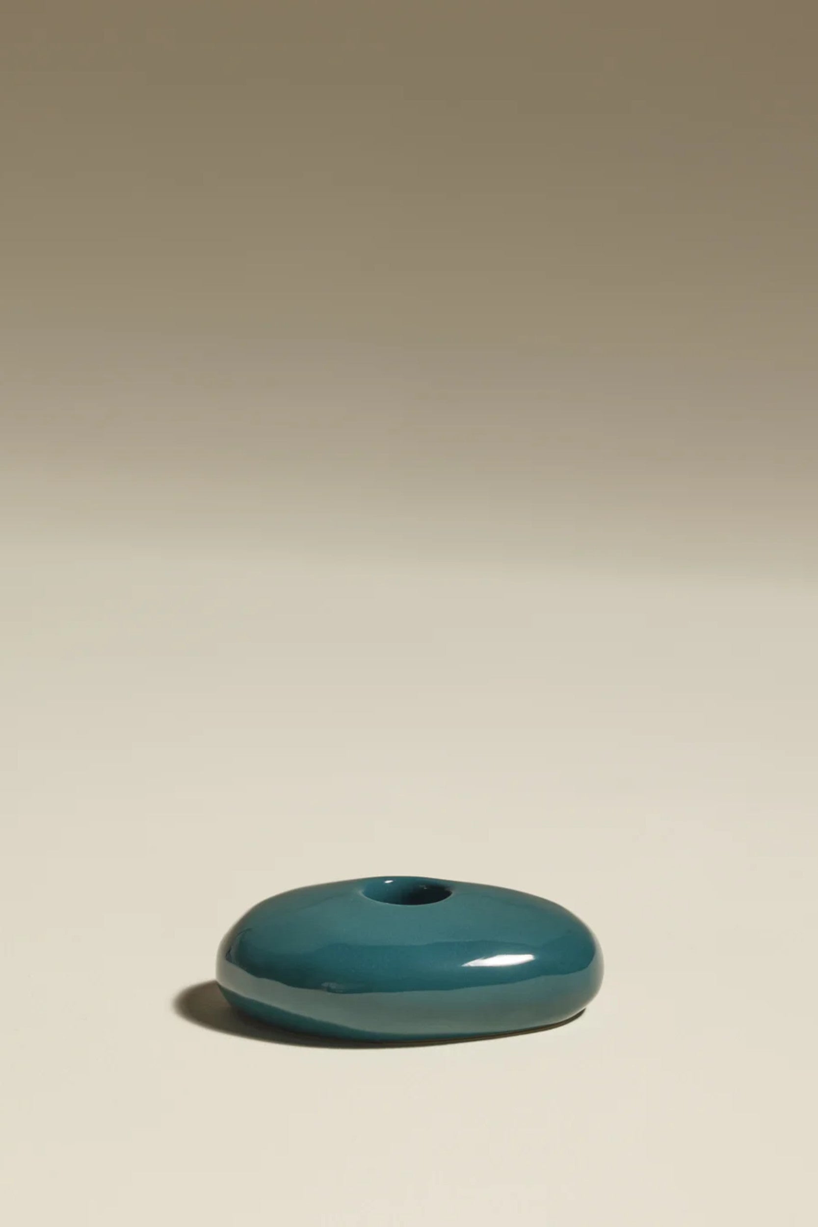 Stone Candlestick Blue Sarah