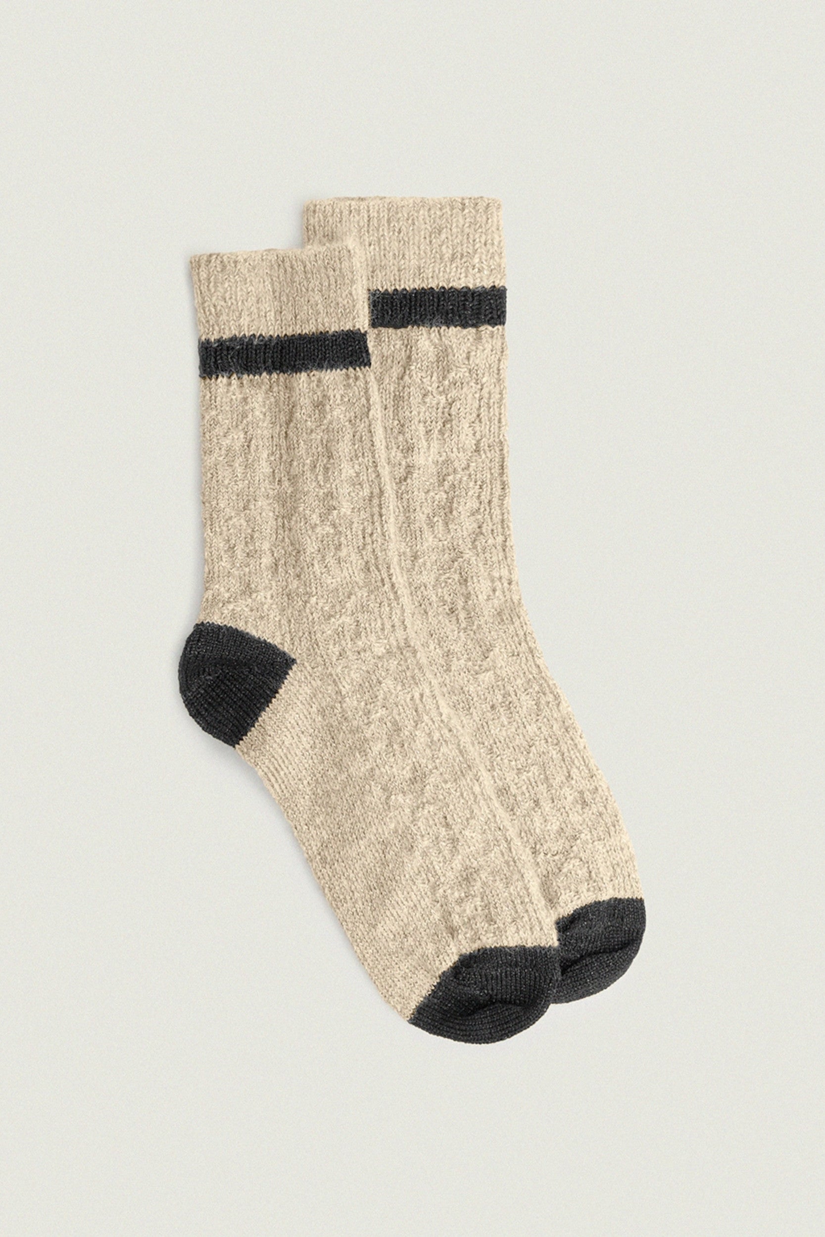 Aiva Socks Nero Avorio