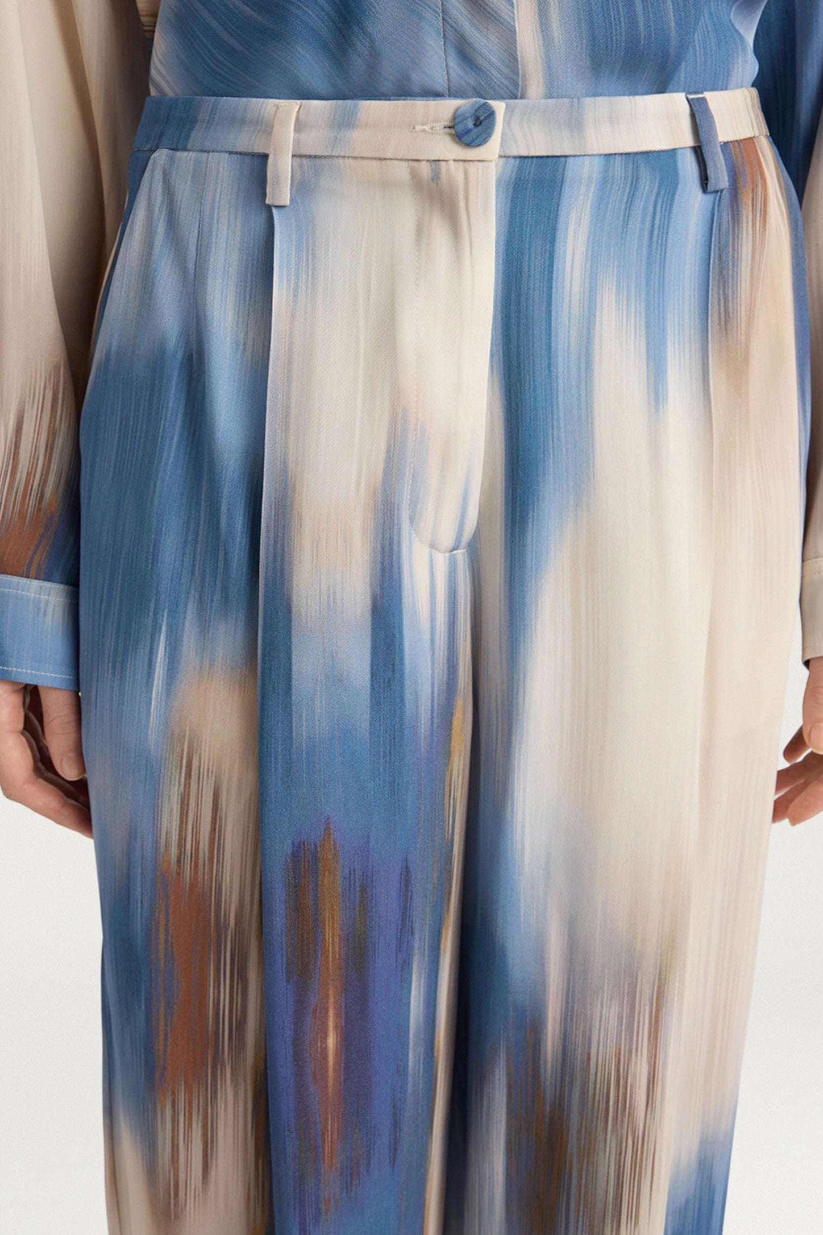 Aliento Pants Ceruleo Multicolor