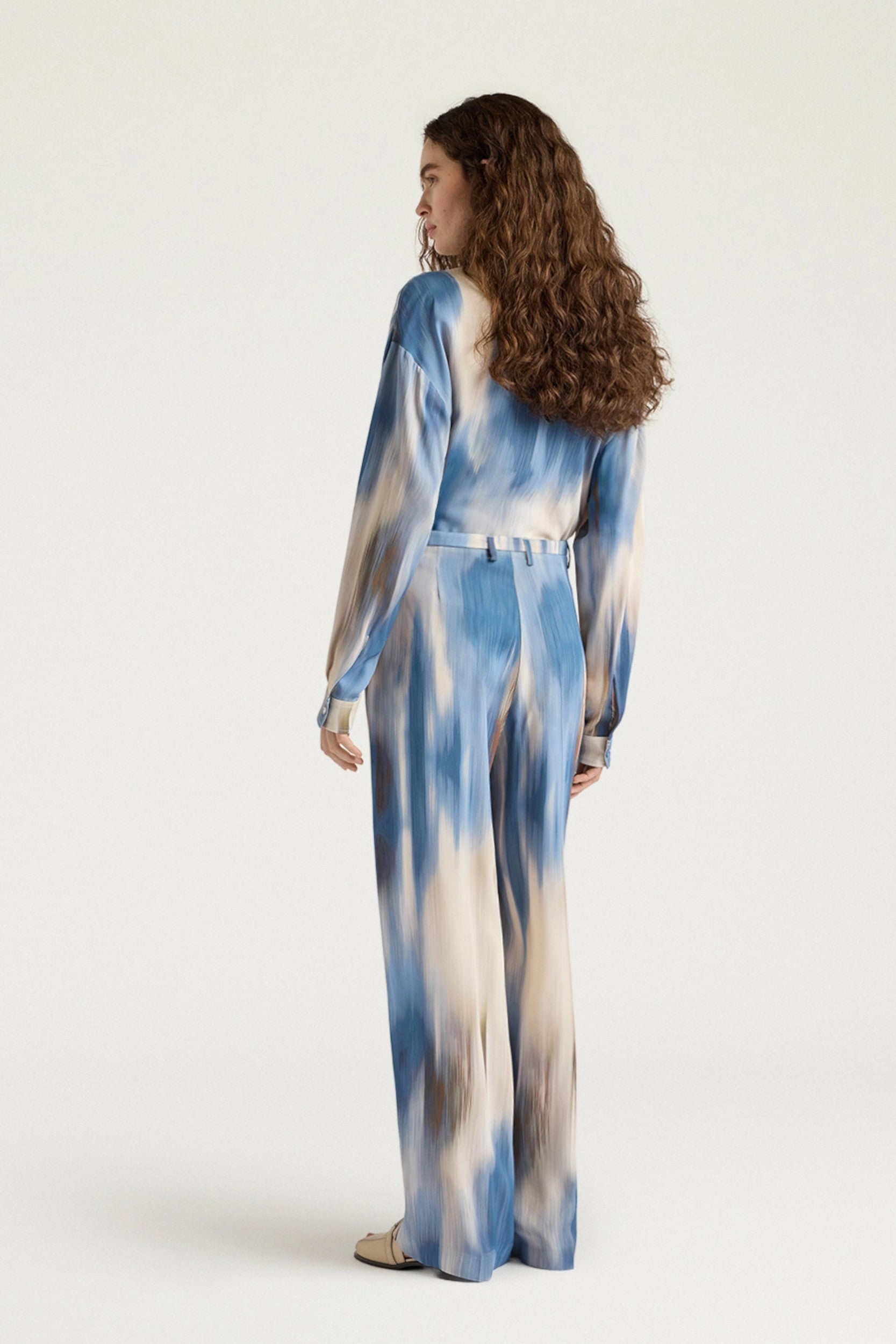 Aliento Pants Ceruleo Multicolor