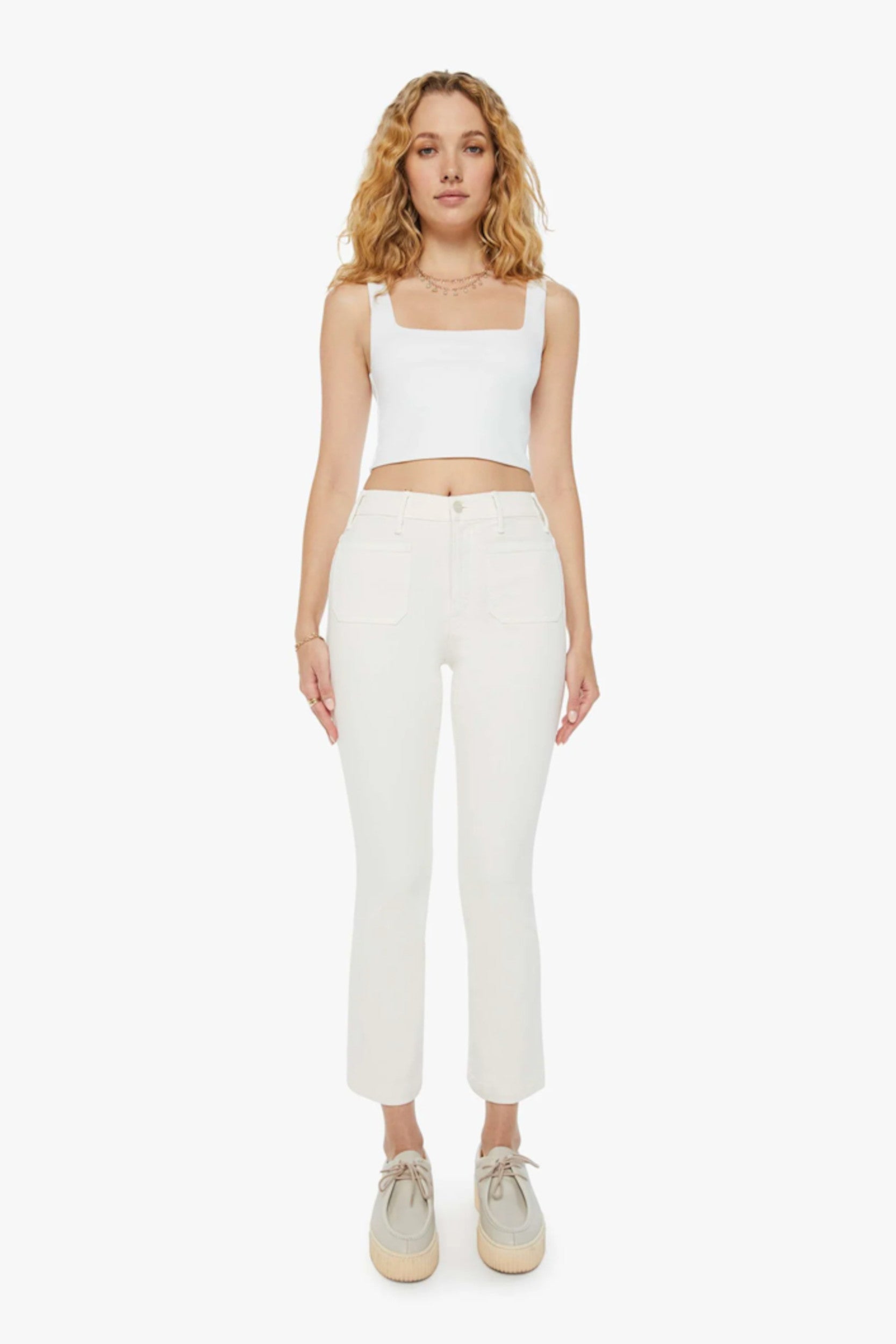 The Hustler Patch Pocket Flood Pantalon CFS Cream Puffs