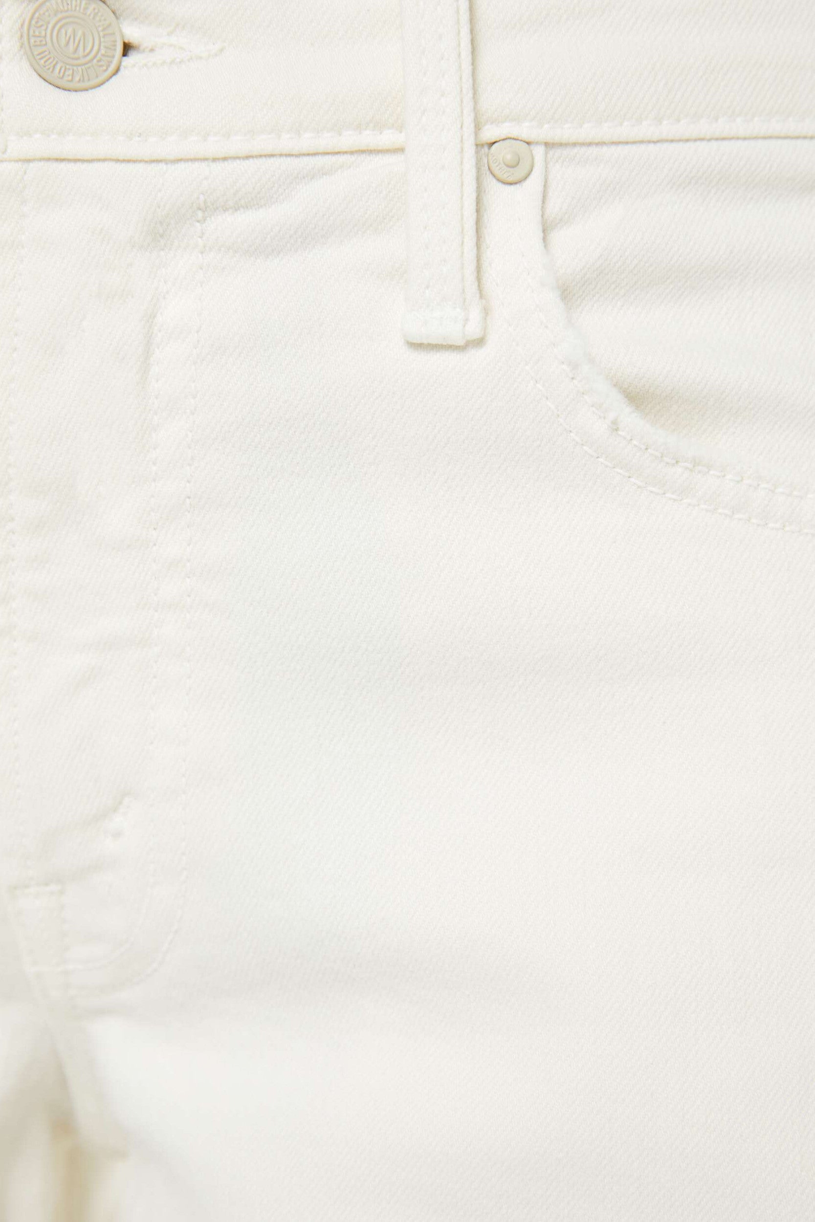 The Mid Rise Headliner Sneak Jean Cream Puffs — Mother, vue 4