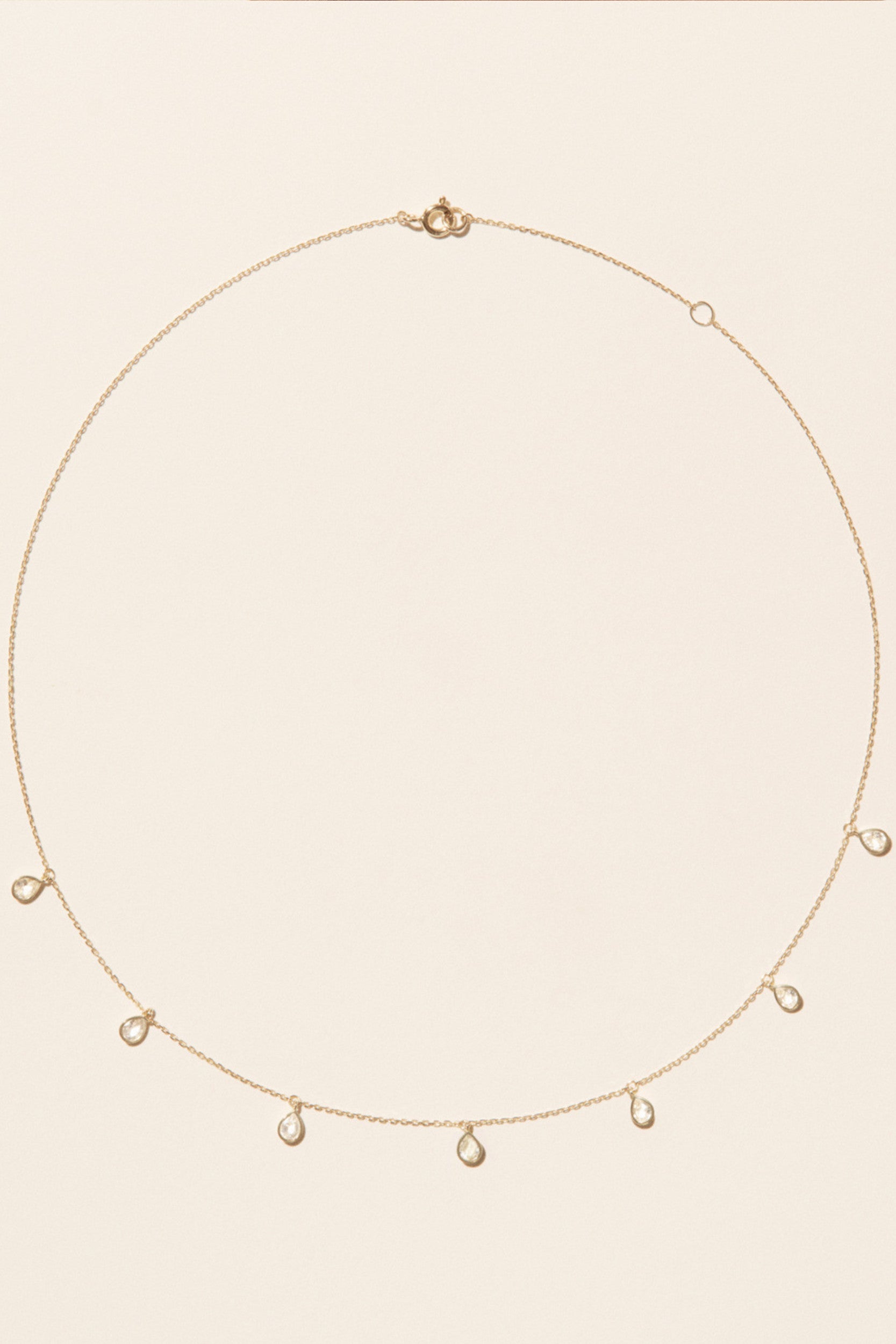 Palerme Necklace White Saphir