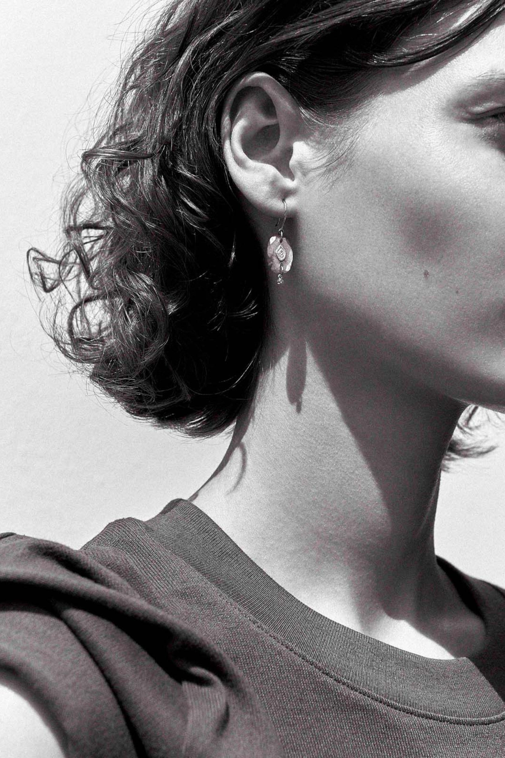 Souad Earring Green Amethyst