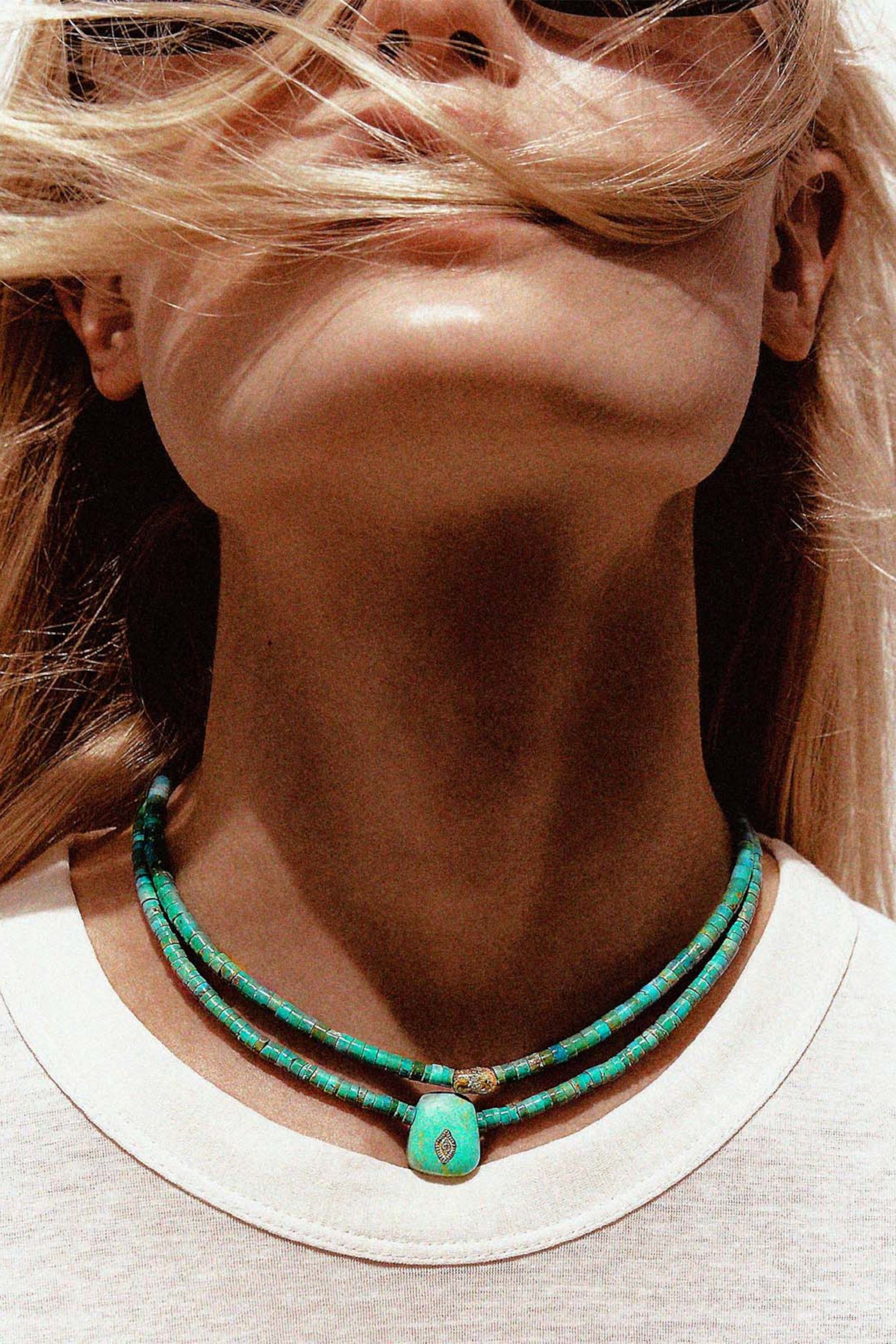 Taylor N°2 Necklace Turquoise