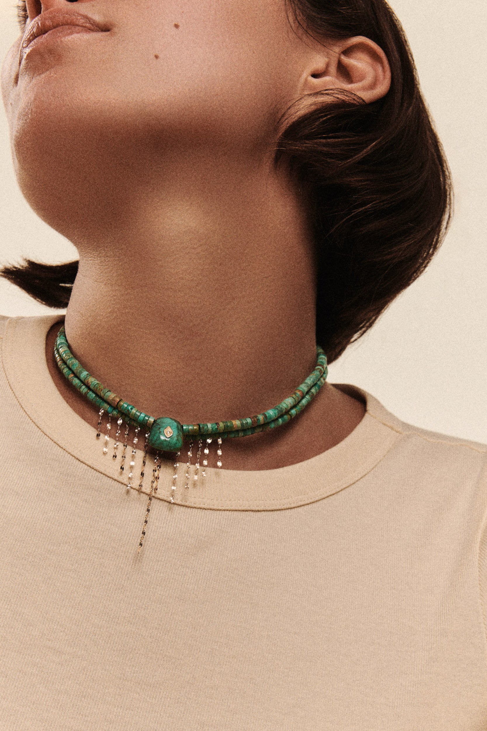 Taylor N°2 Necklace Turquoise