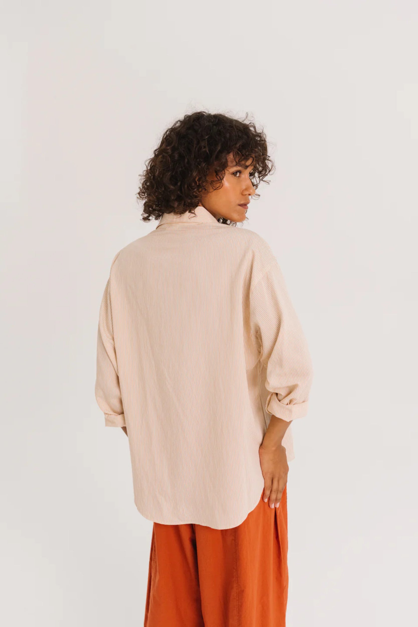 Enora Ocre Shirt Orange