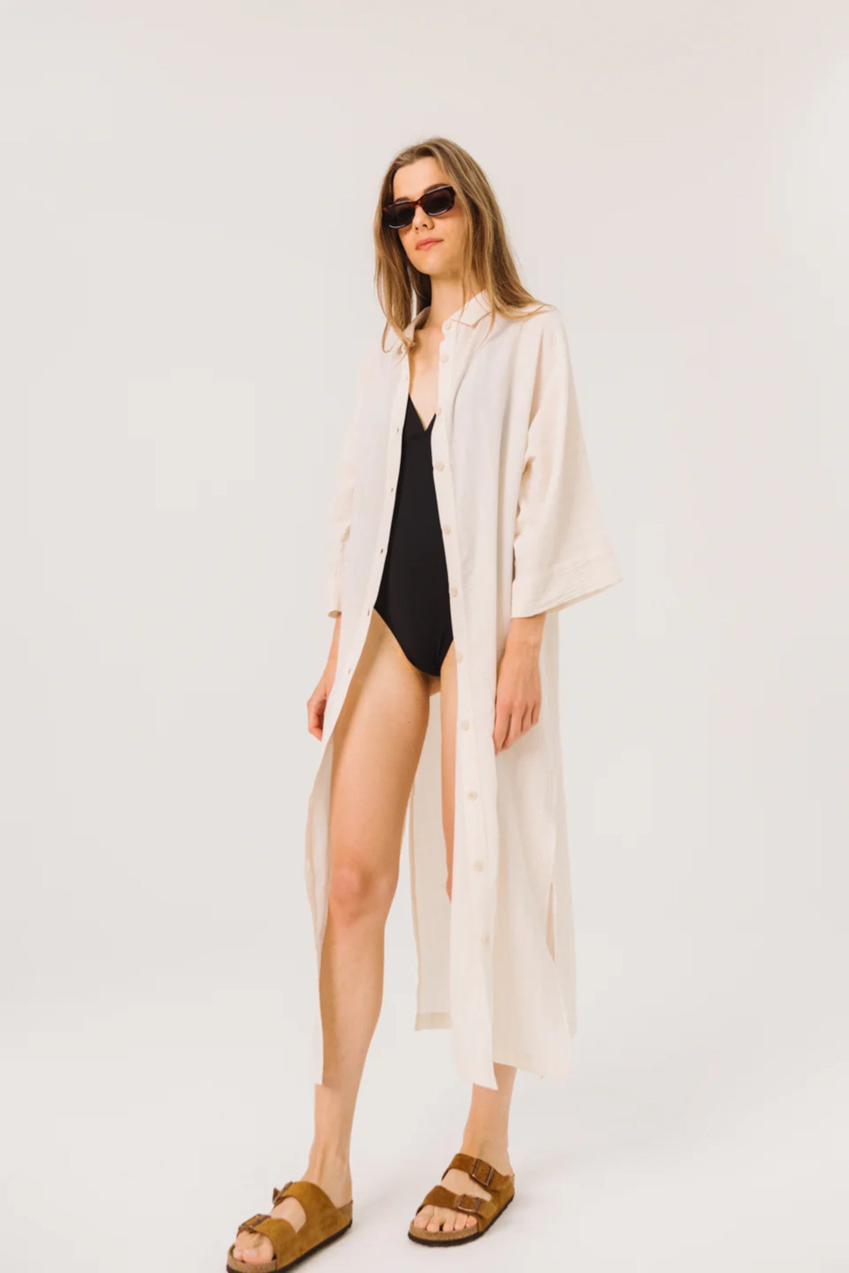 Lou Crema Dress Ecru