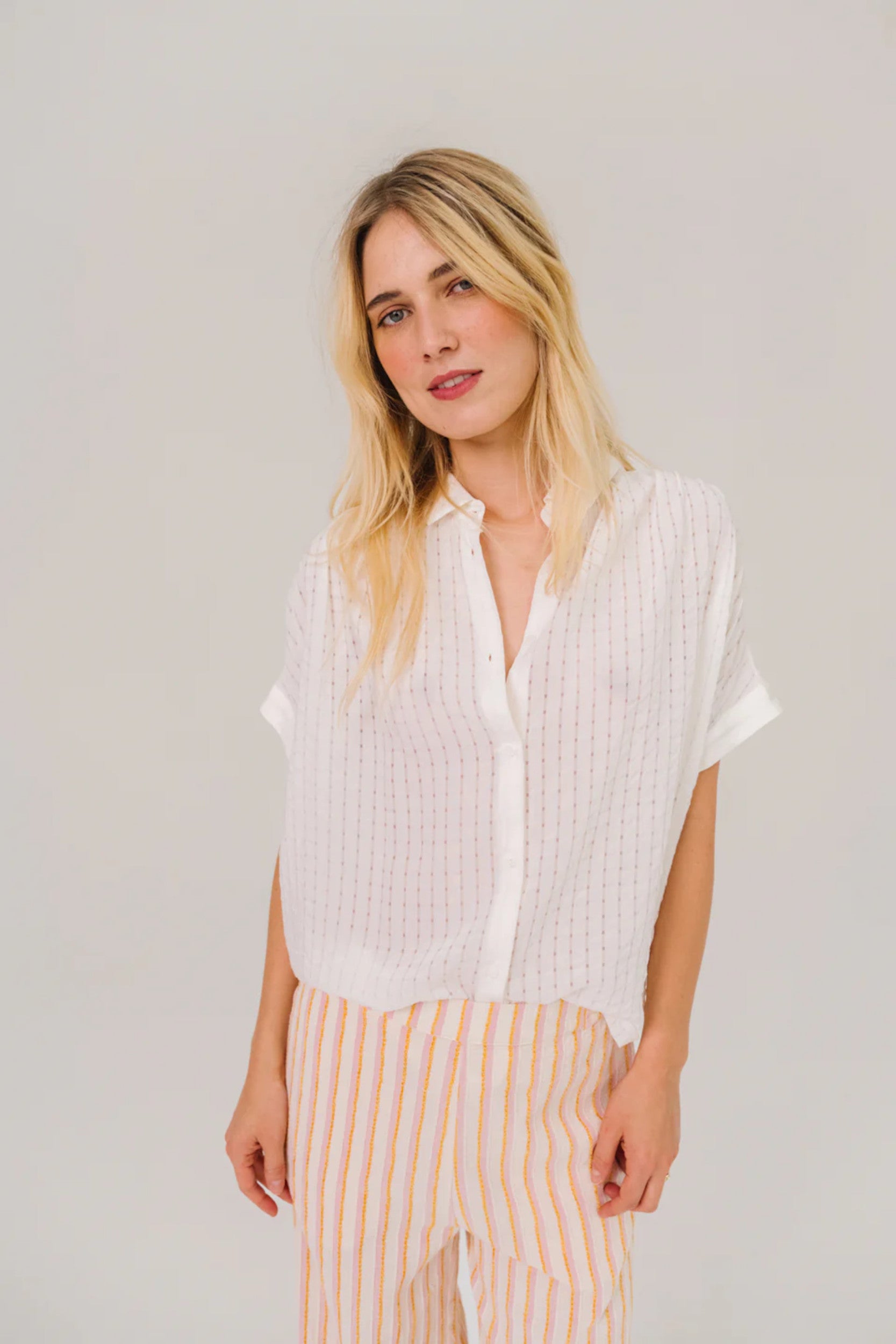 Louisa Pacora Shirt White