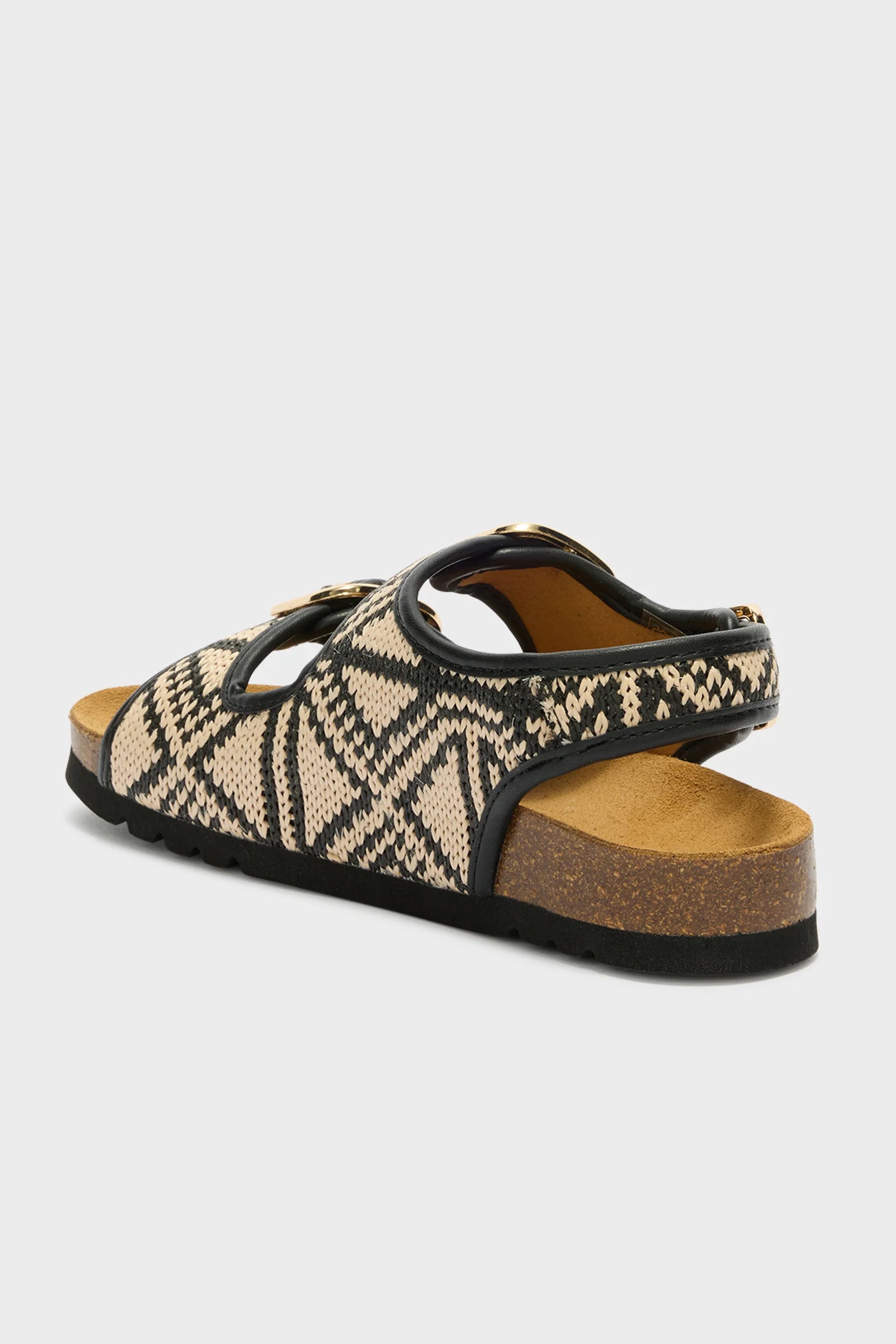 Noelle Sandales Blanc cassé / Noir — Scholl, vue 2