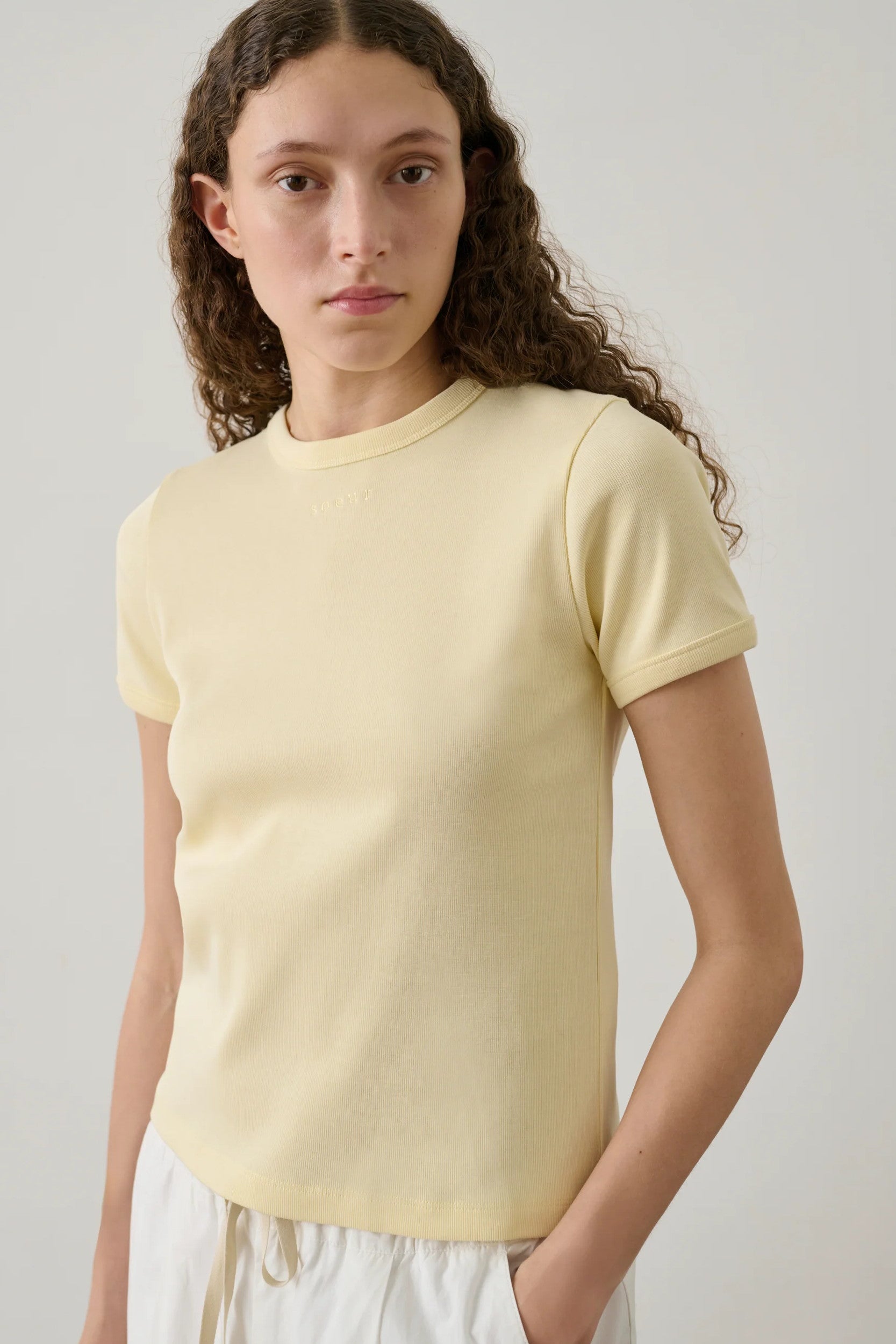 Aristide T-shirt Light Yellow