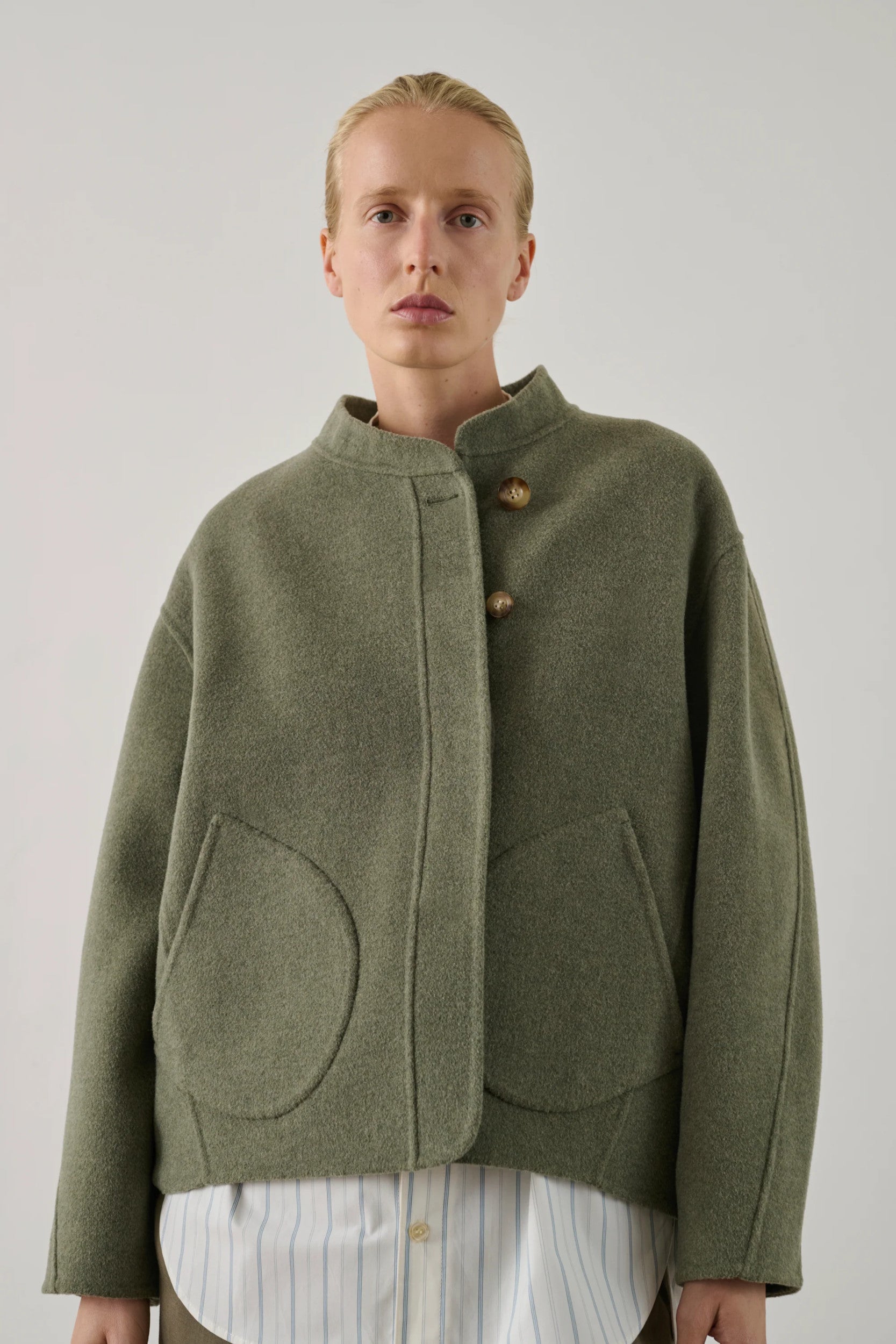 Windsor Coat Green Grey