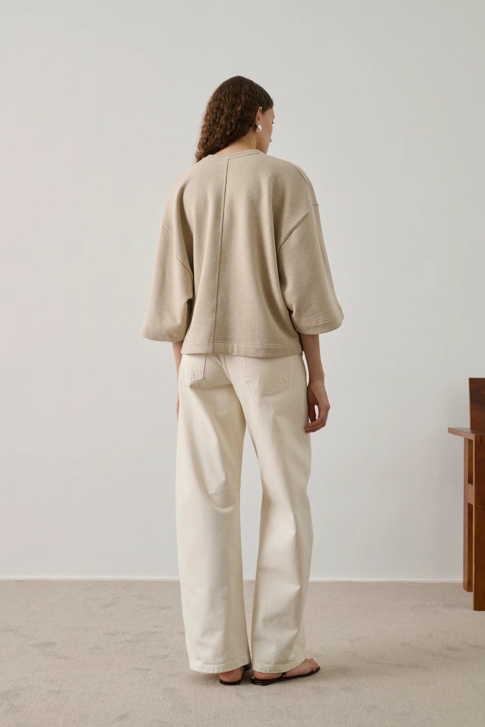 Iksan Sweater Beige Mottled