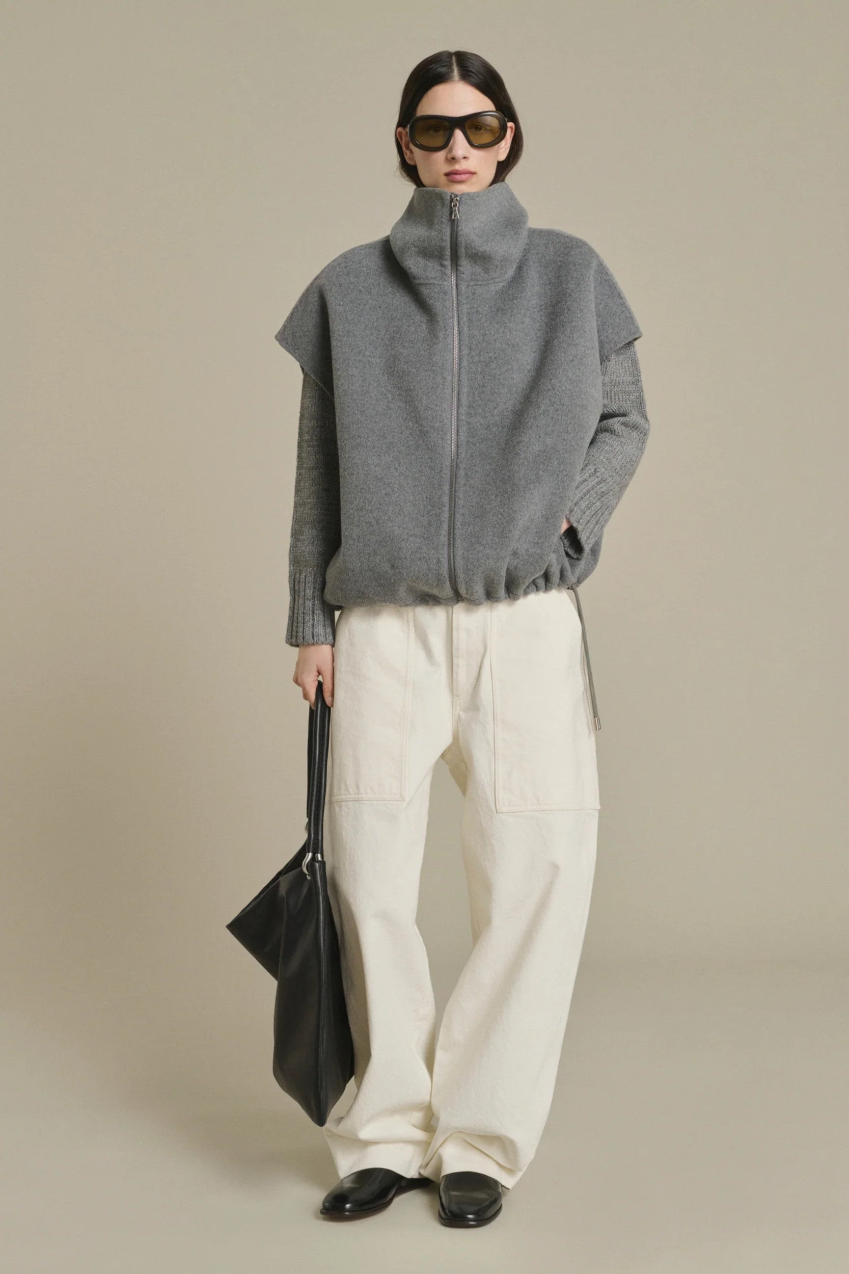 Juno Veste Gris Clair — Soeur, vue 4