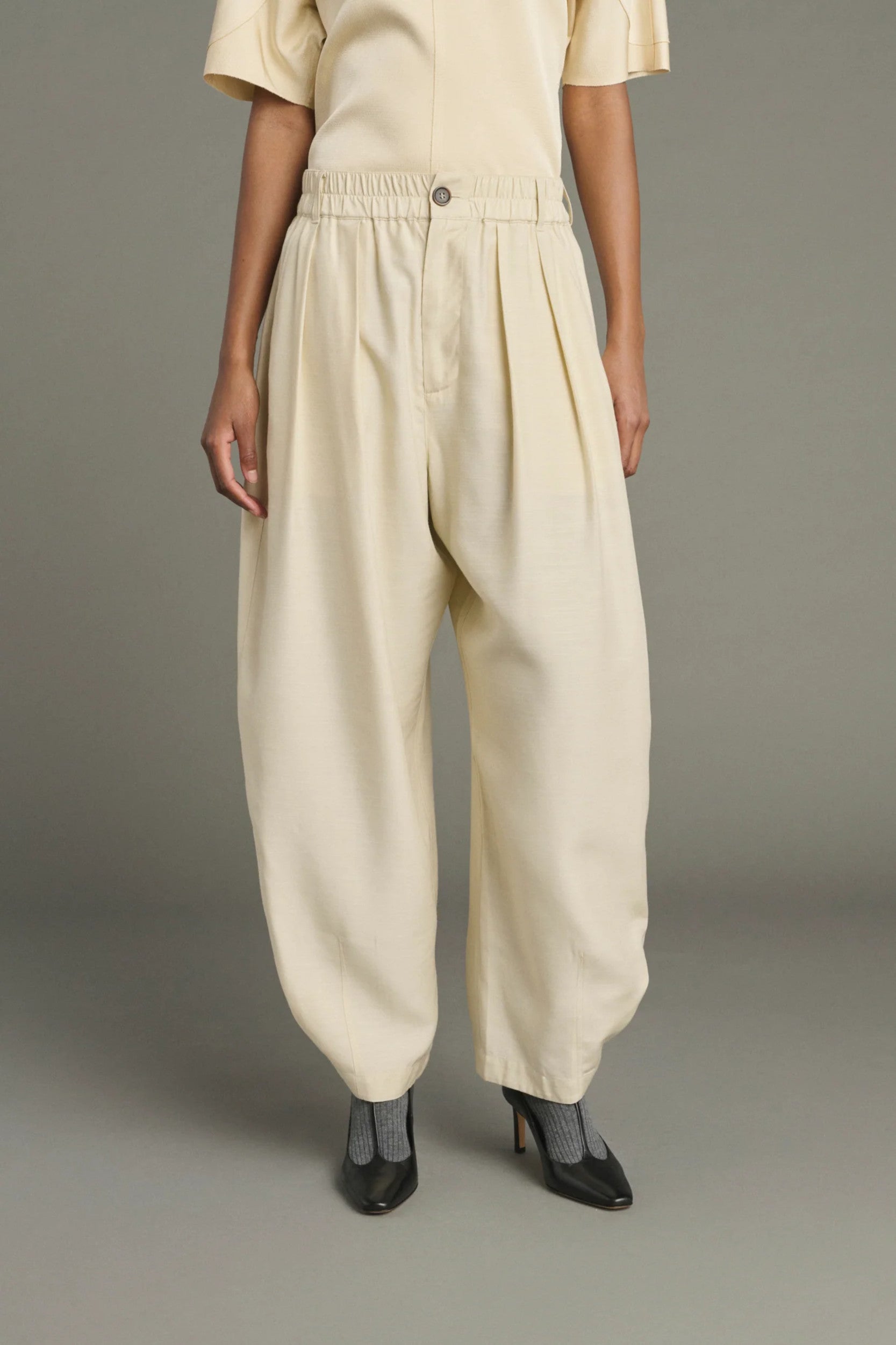 Vernon Pantalon Écru — Soeur
