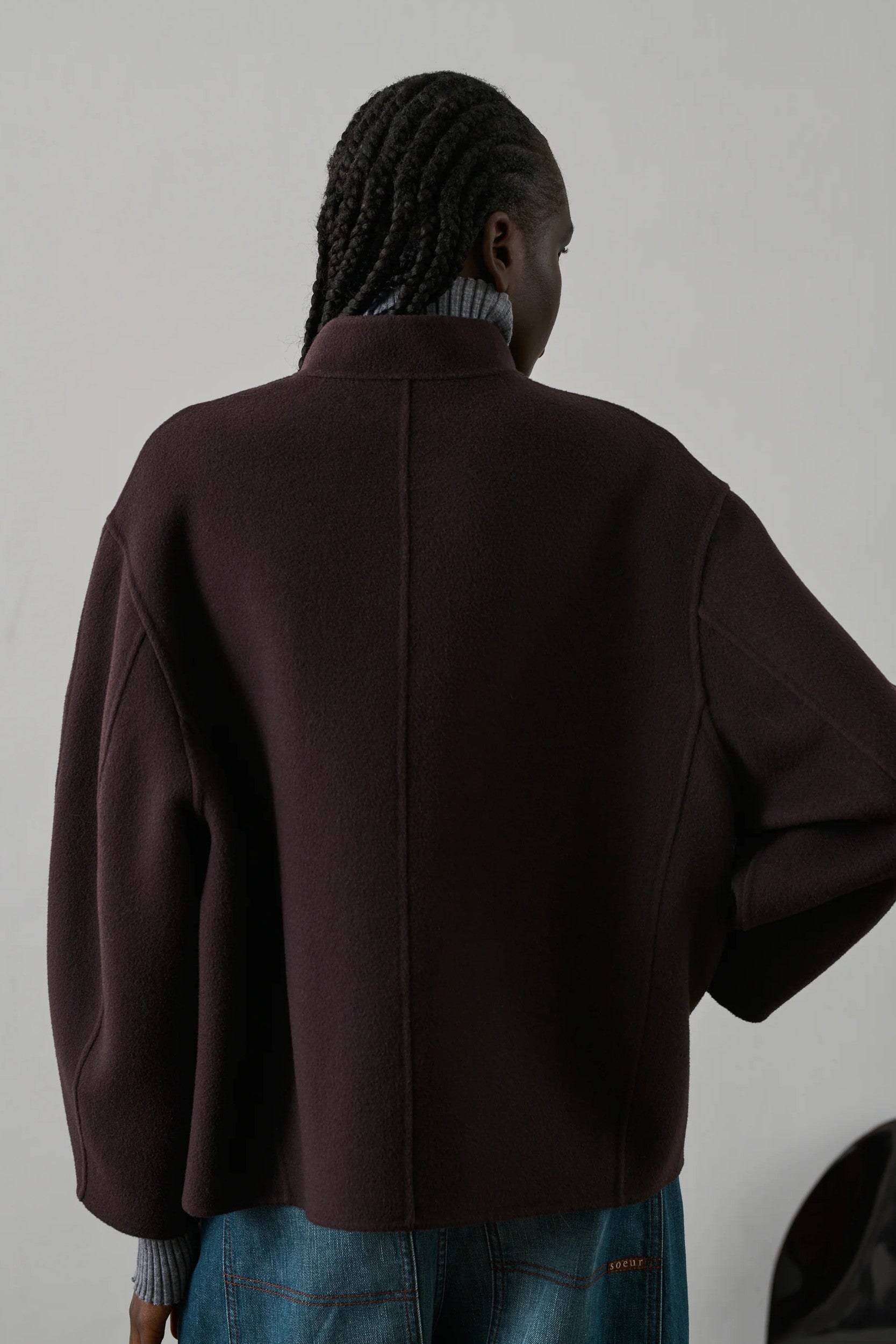 Windsor Coat Eggplant