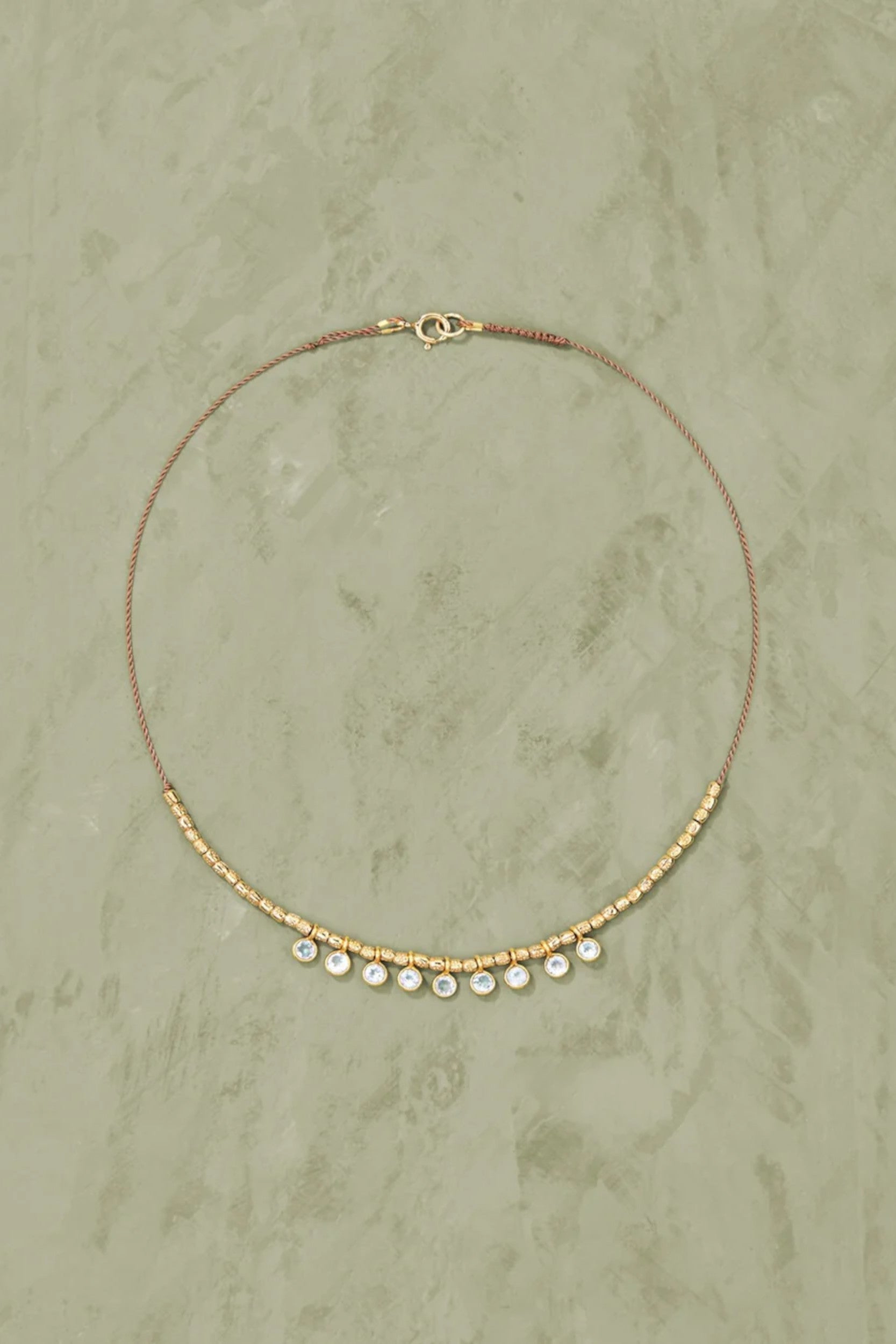 Vamsa Necklace Blue Topaze