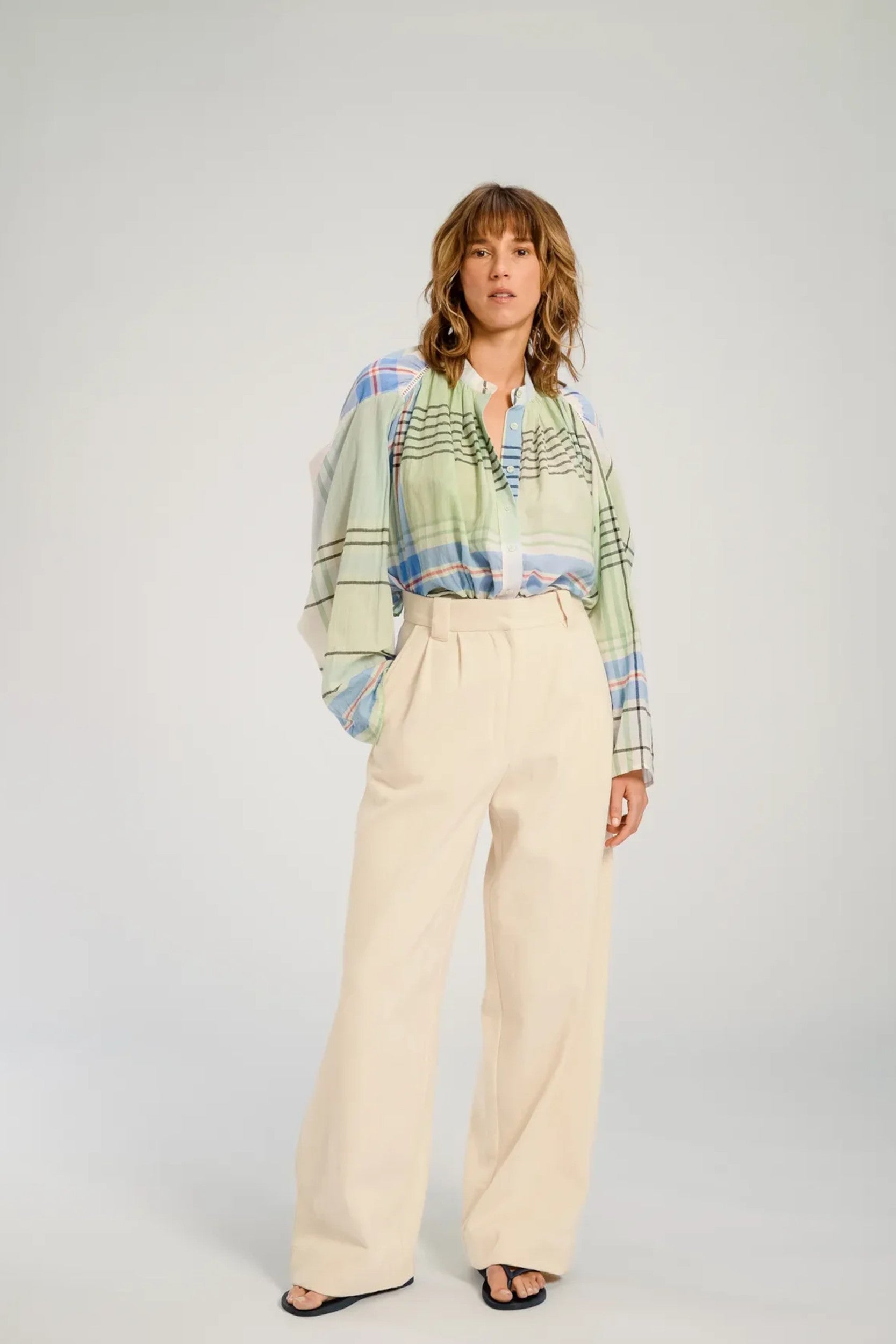Hokkaido Blouse Multi Sky