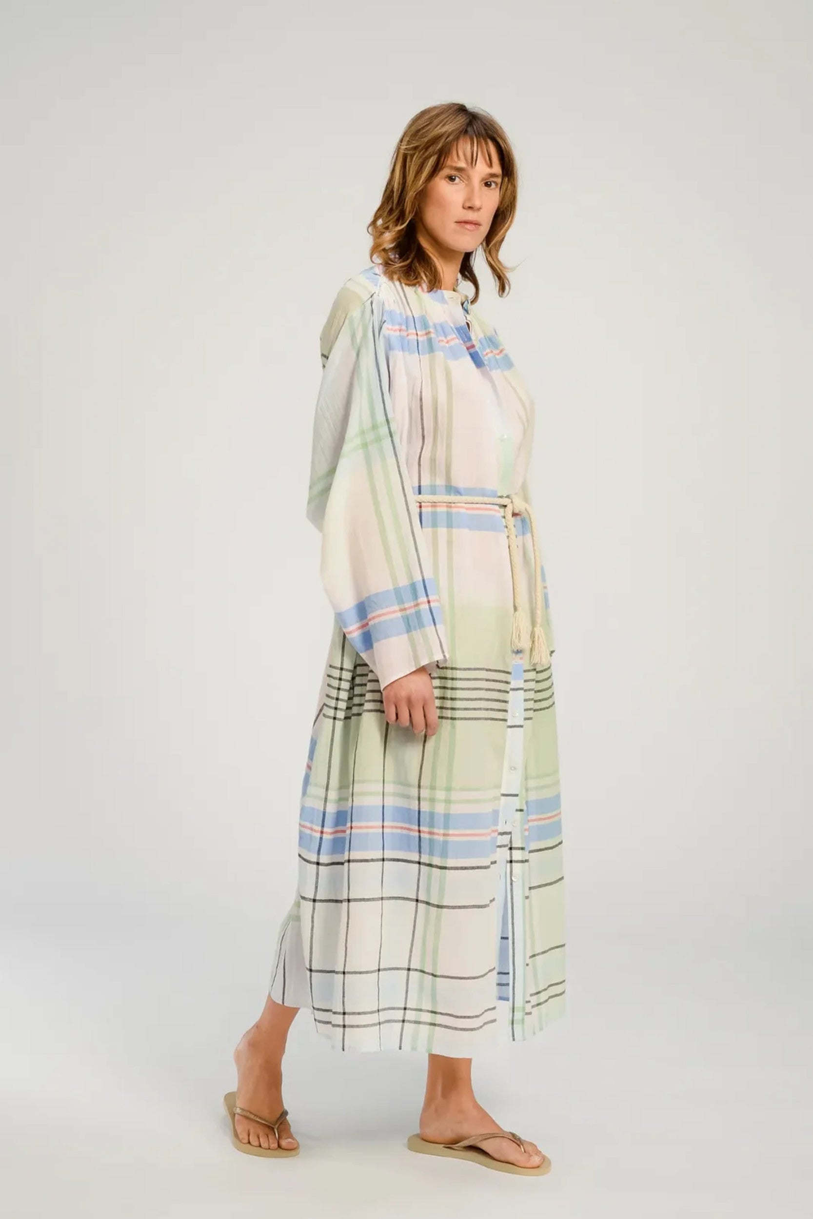 Hokkaido Dress Multi Sky