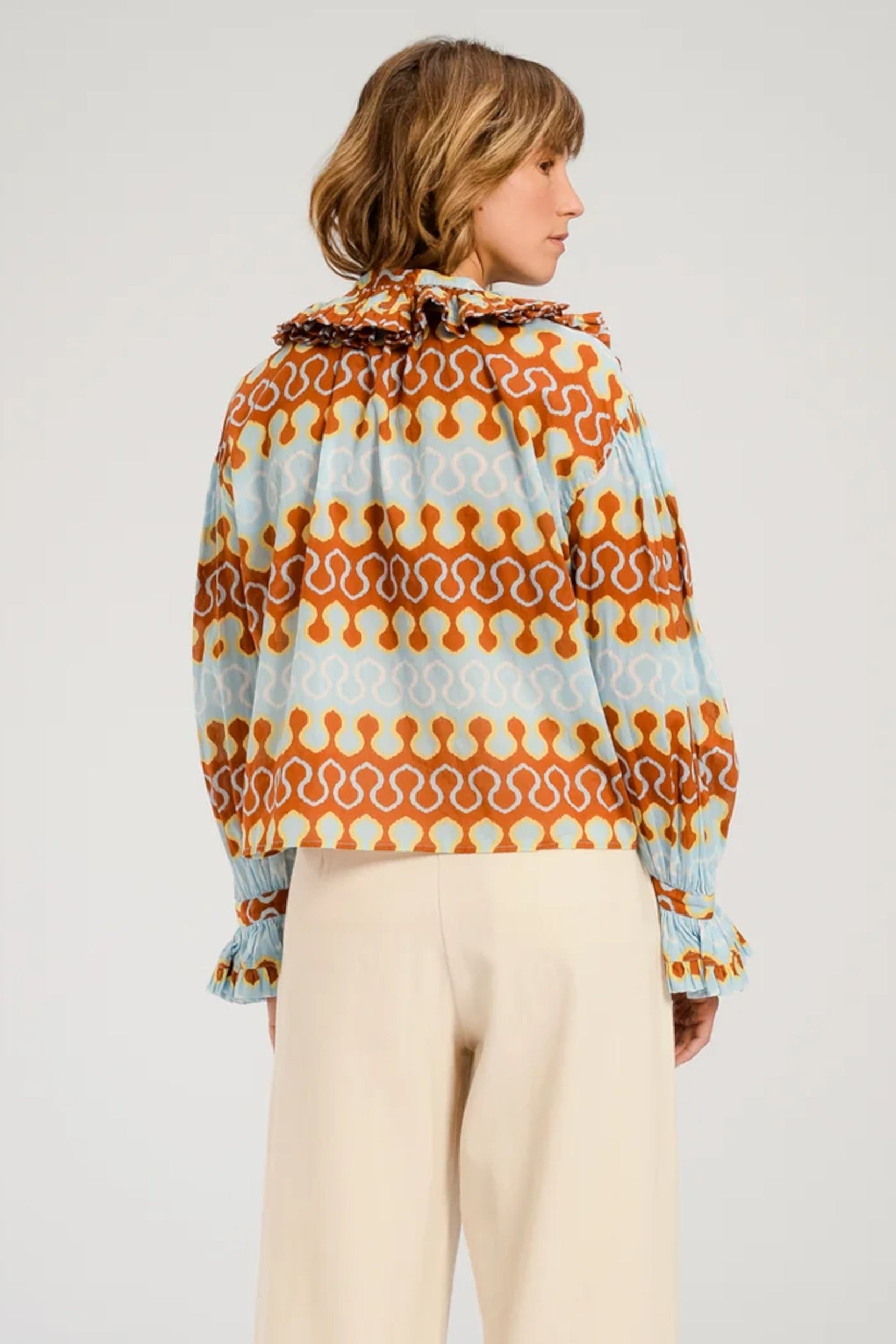 Rio Blouse Blue Multi