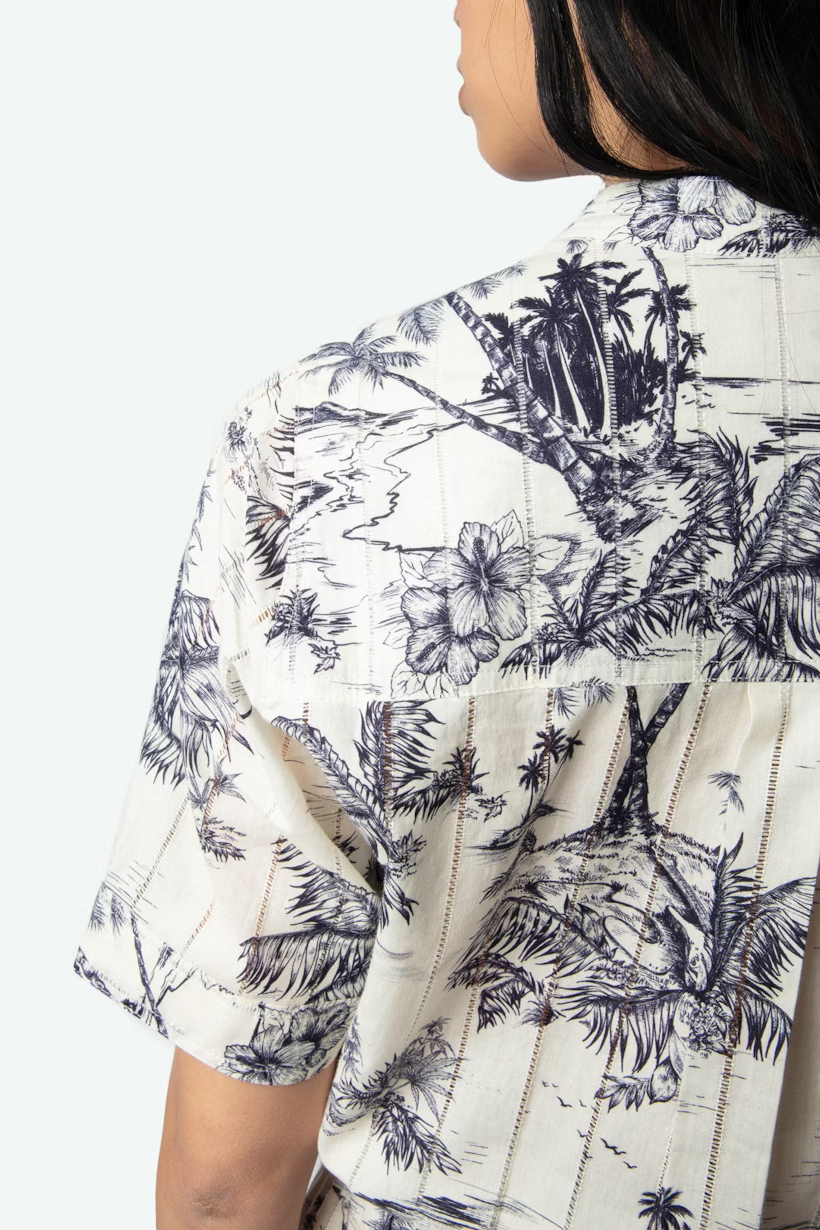 Cook Coton Tropical Island Jumpsuit Ecru