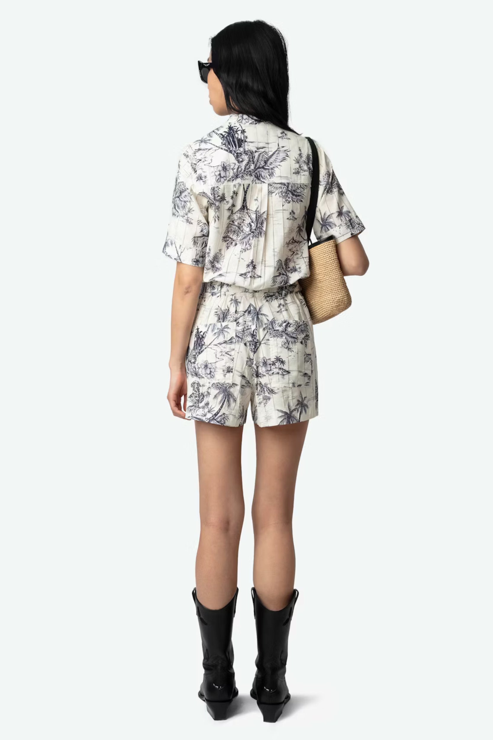 Cook Coton Tropical Island Jumpsuit Ecru