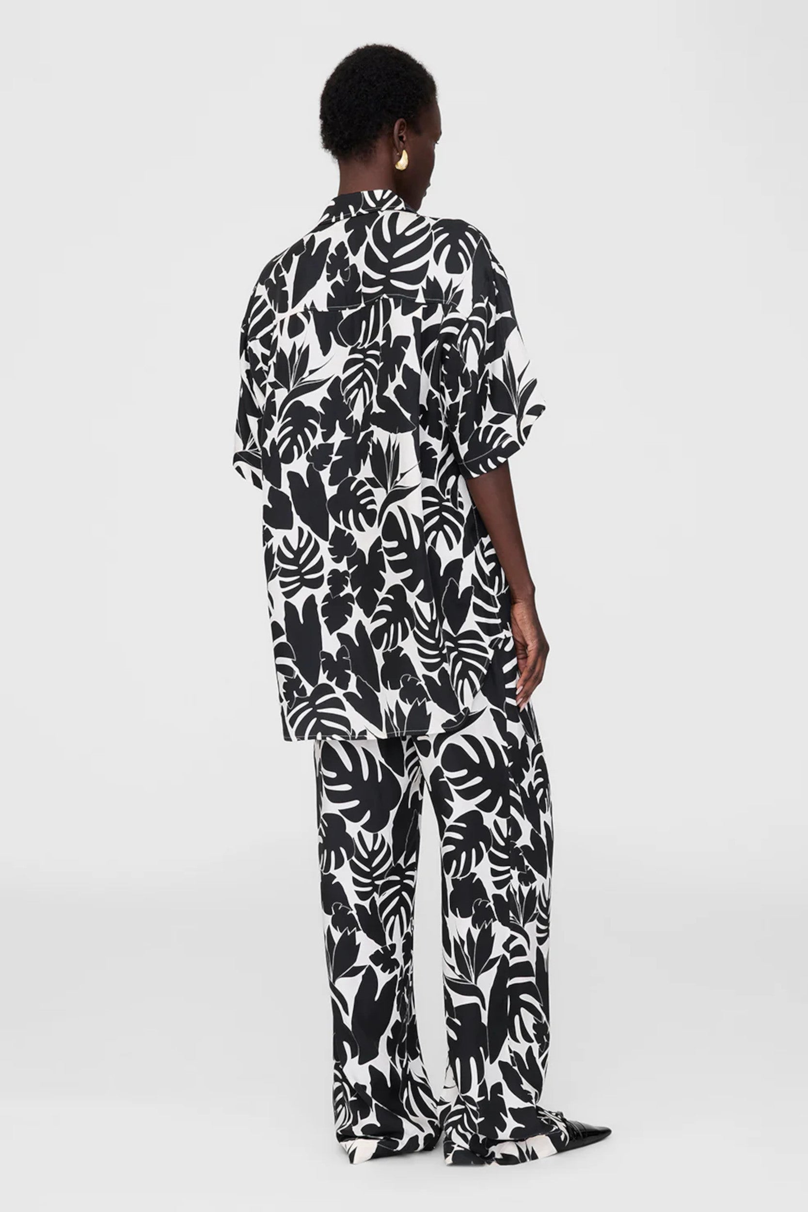 Elain Pant Black Bird of Paradise