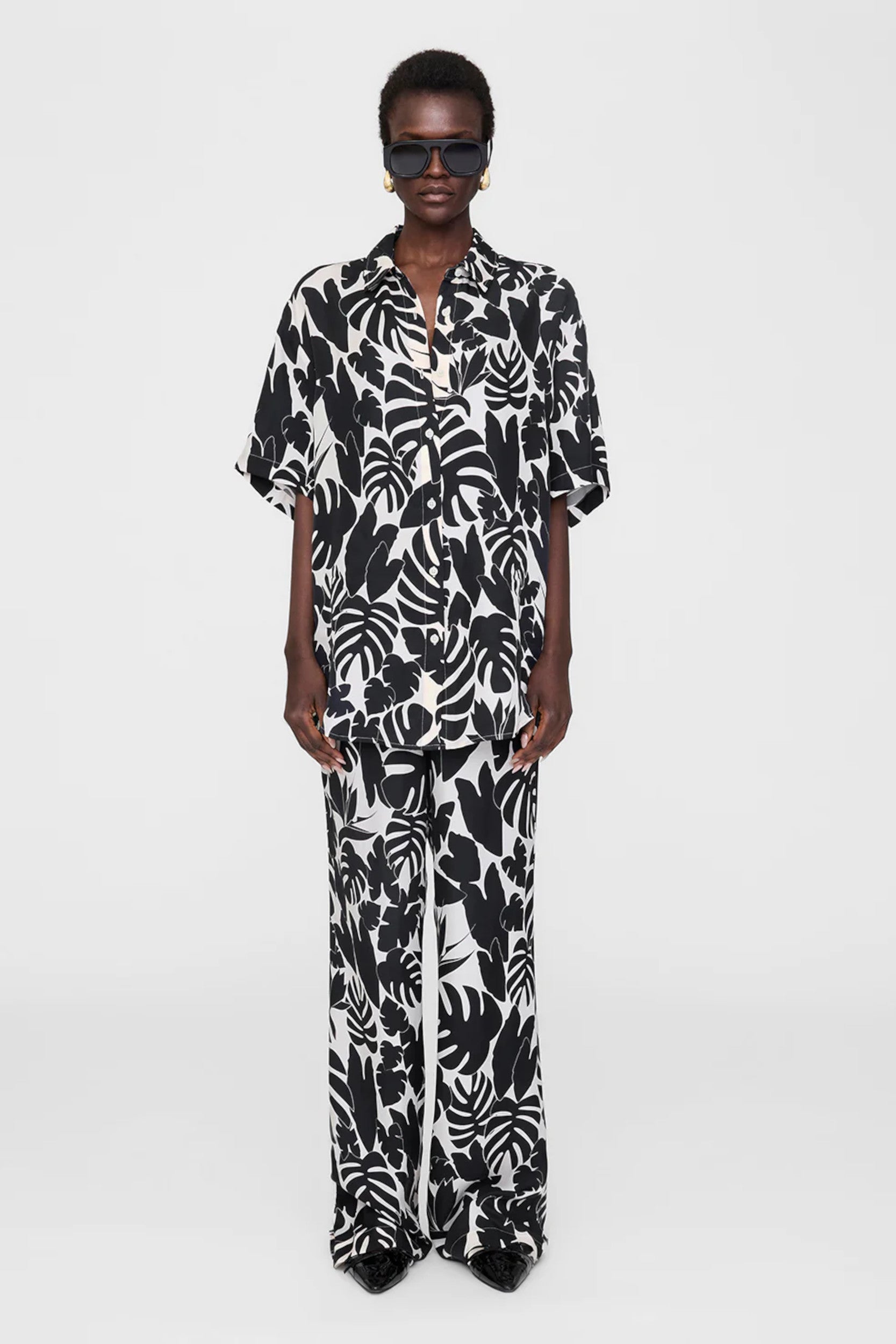 Elain Pant Black Bird of Paradise