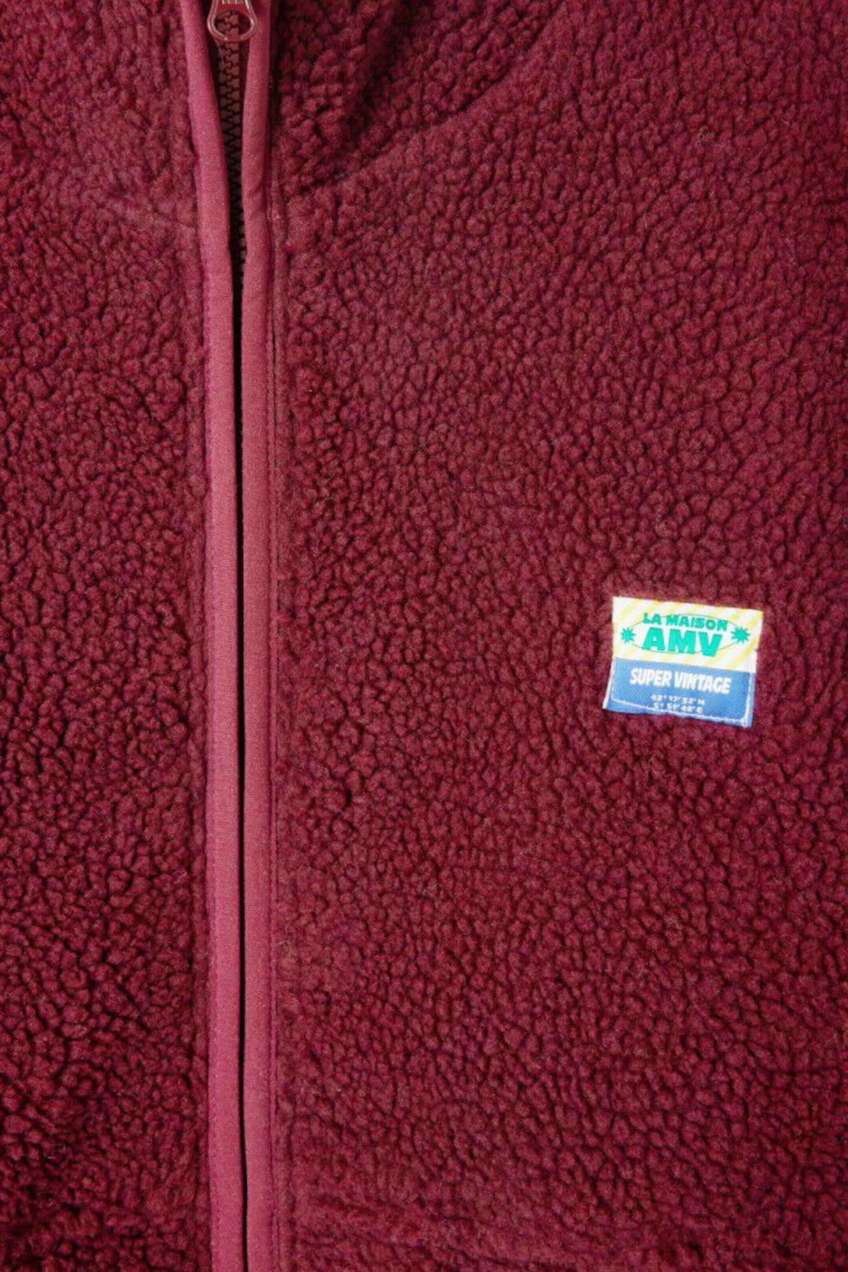 Hok16ch25 Coat Burgundy Mottled