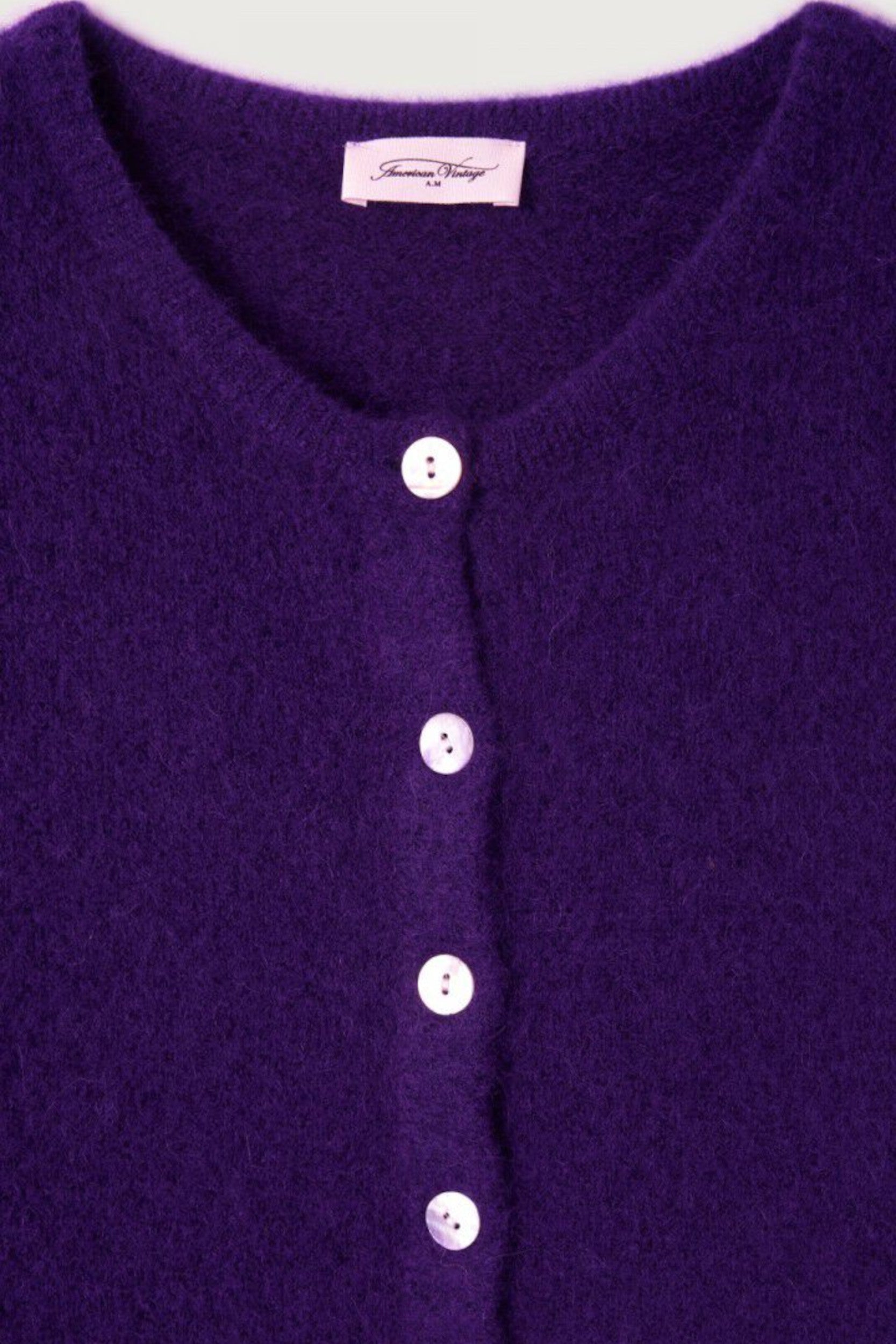 Vito19eh25 Cardigan Eggplant