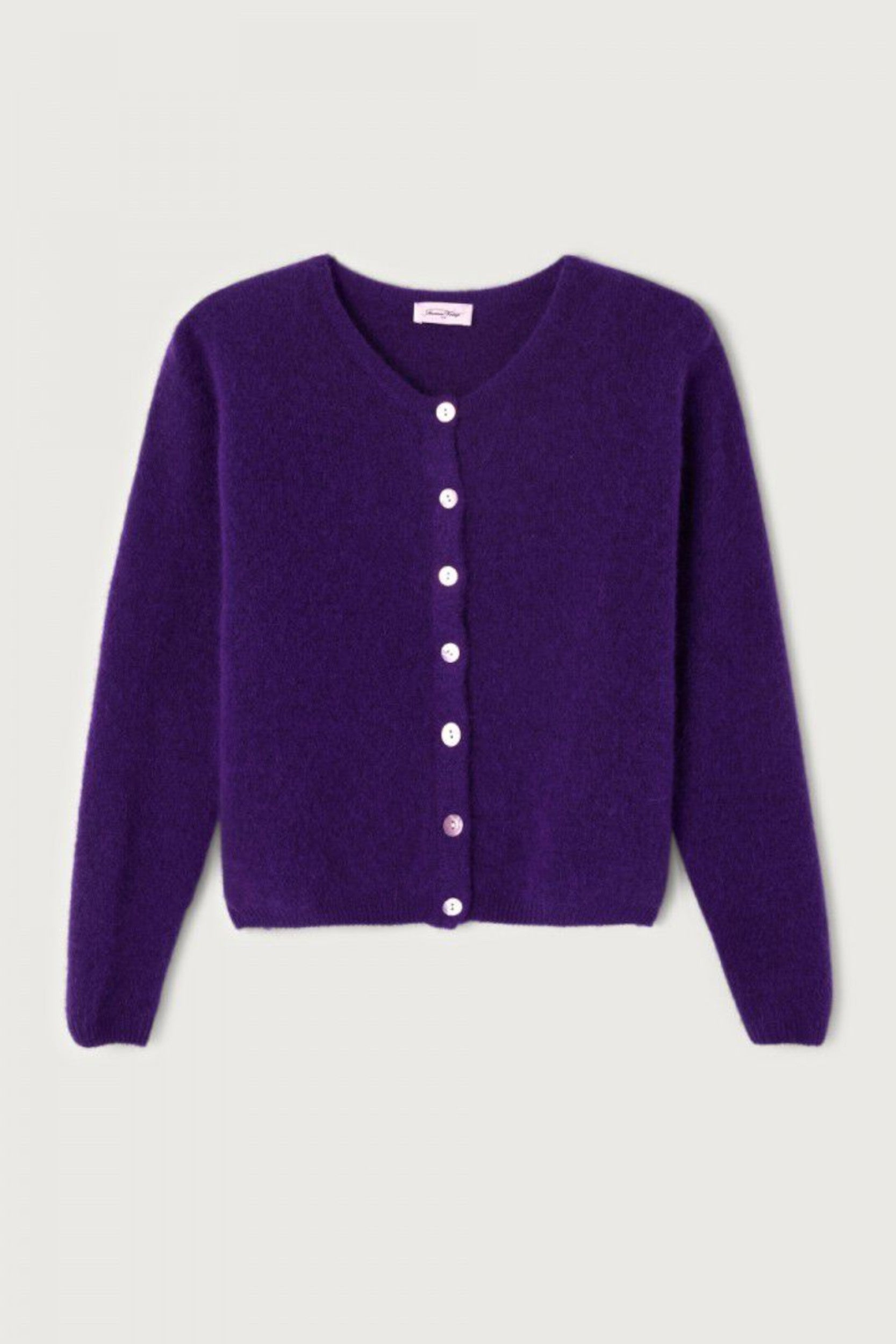 Vito19eh25 Cardigan Eggplant