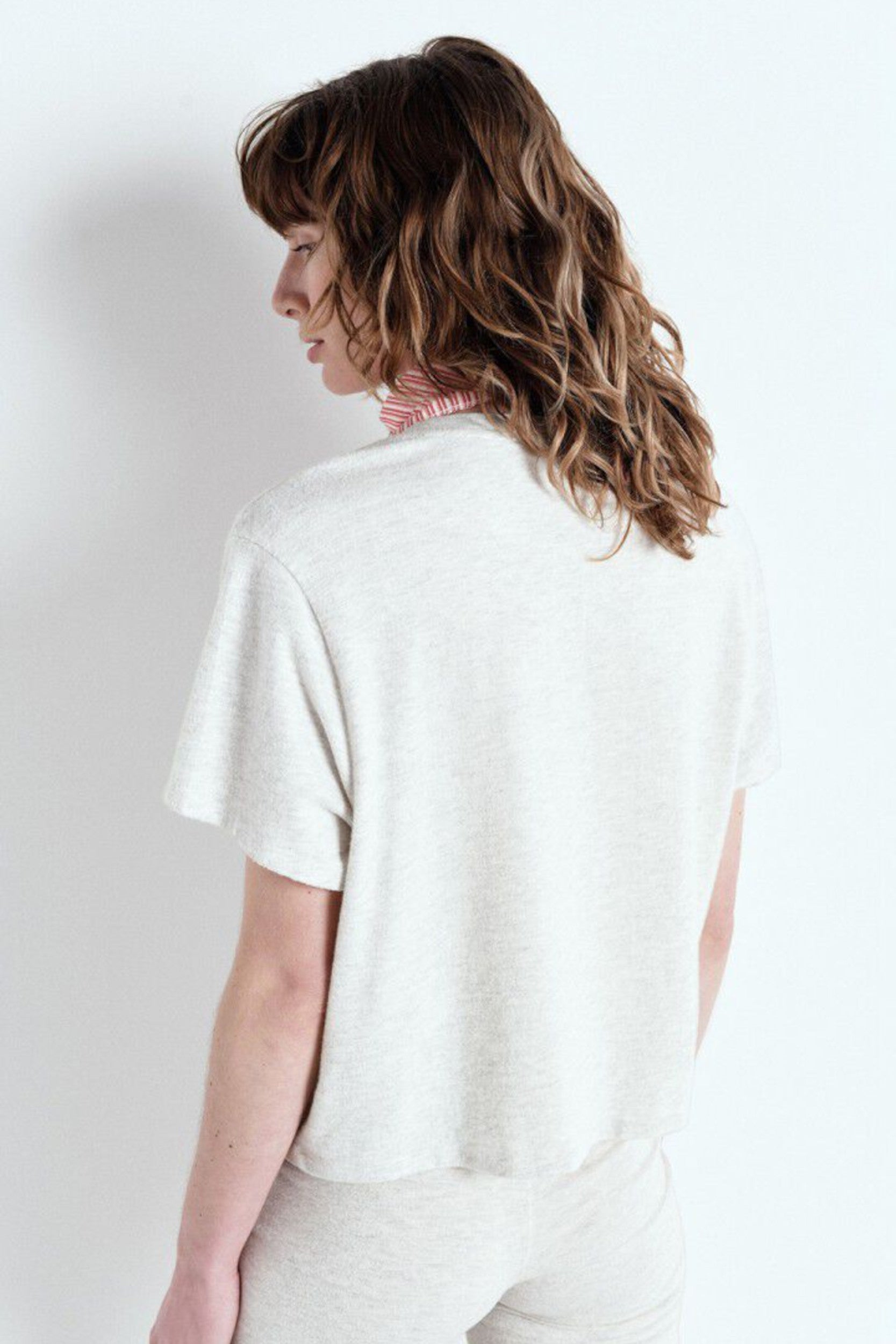 Ypa02gh25 T-Shirt Grey Mottled